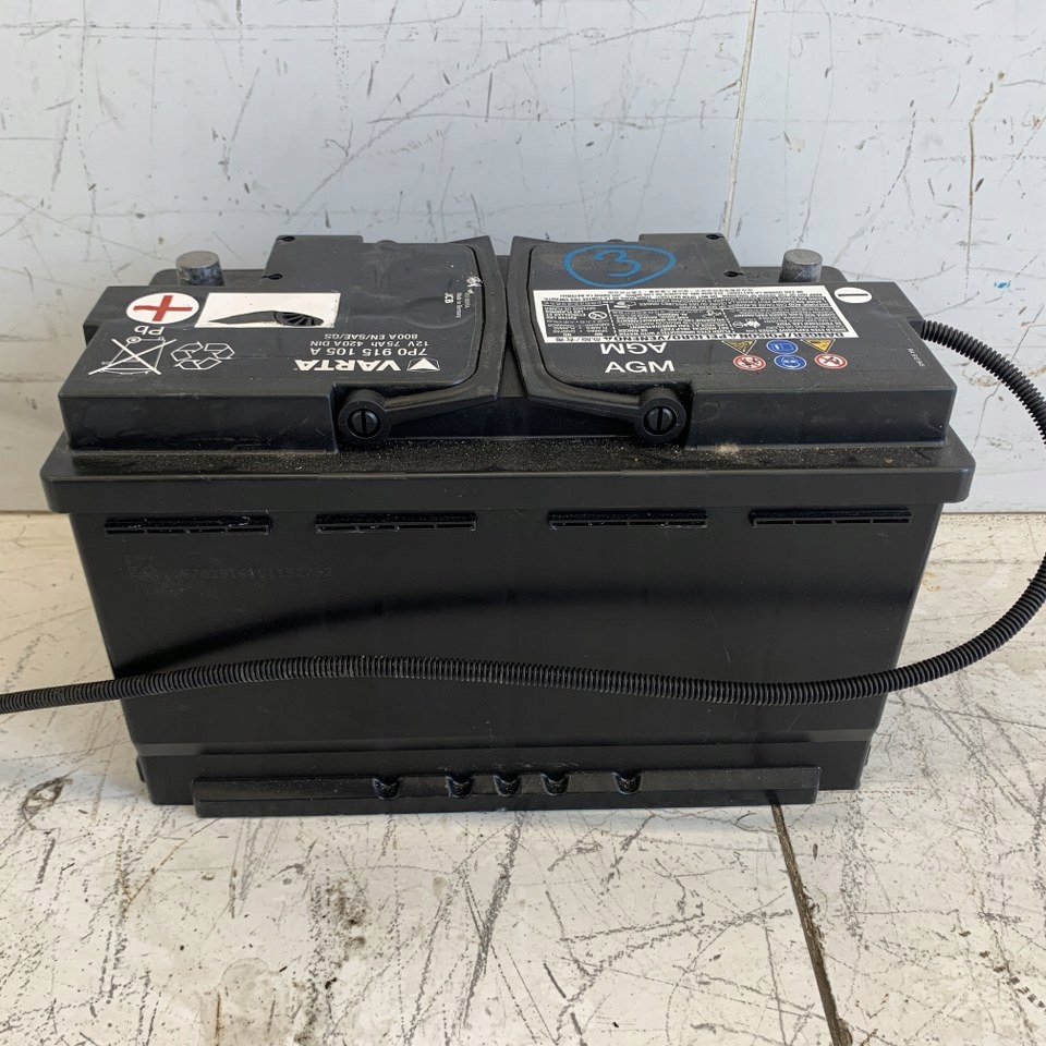 AGM 75Ah Battery Warta 7P0915105A different Audi Vw Skoda Dodge BMW models