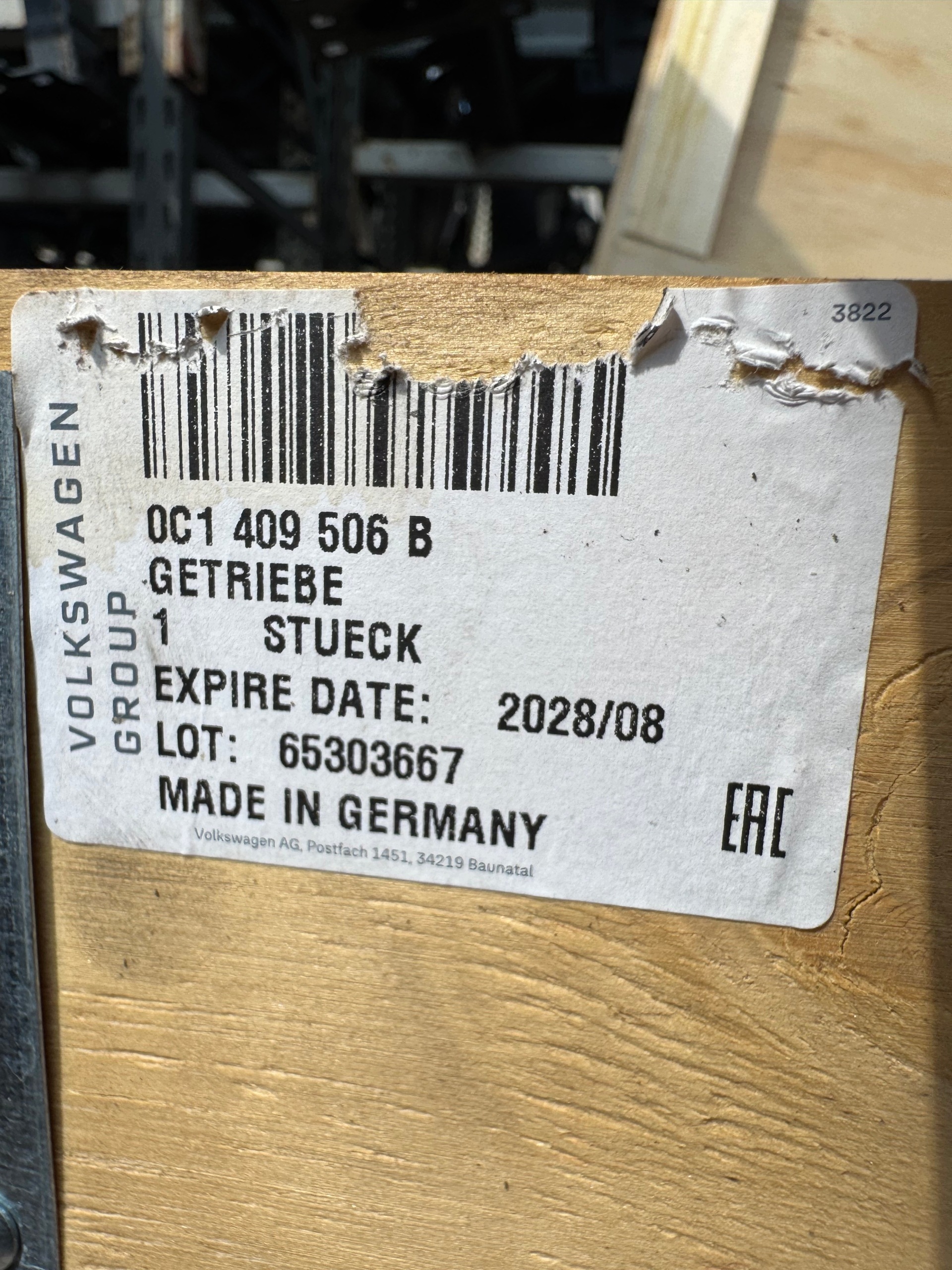 Främre reduktor VW Amarok (2H_, S1B) 0C1409506B 28335052 3.0L 190kW 2020