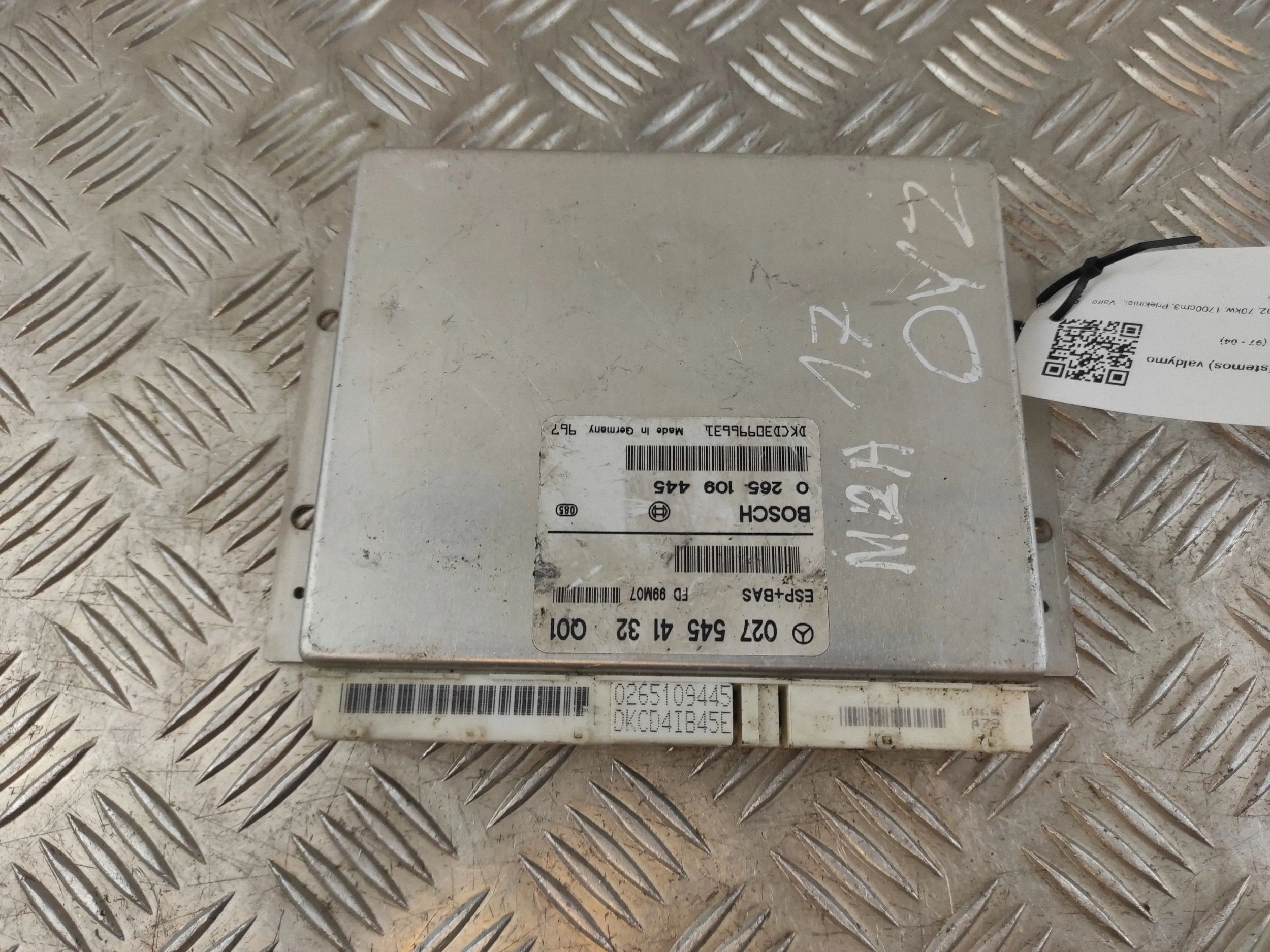 Module ESP Mercedes A W168 0265109445 image 3