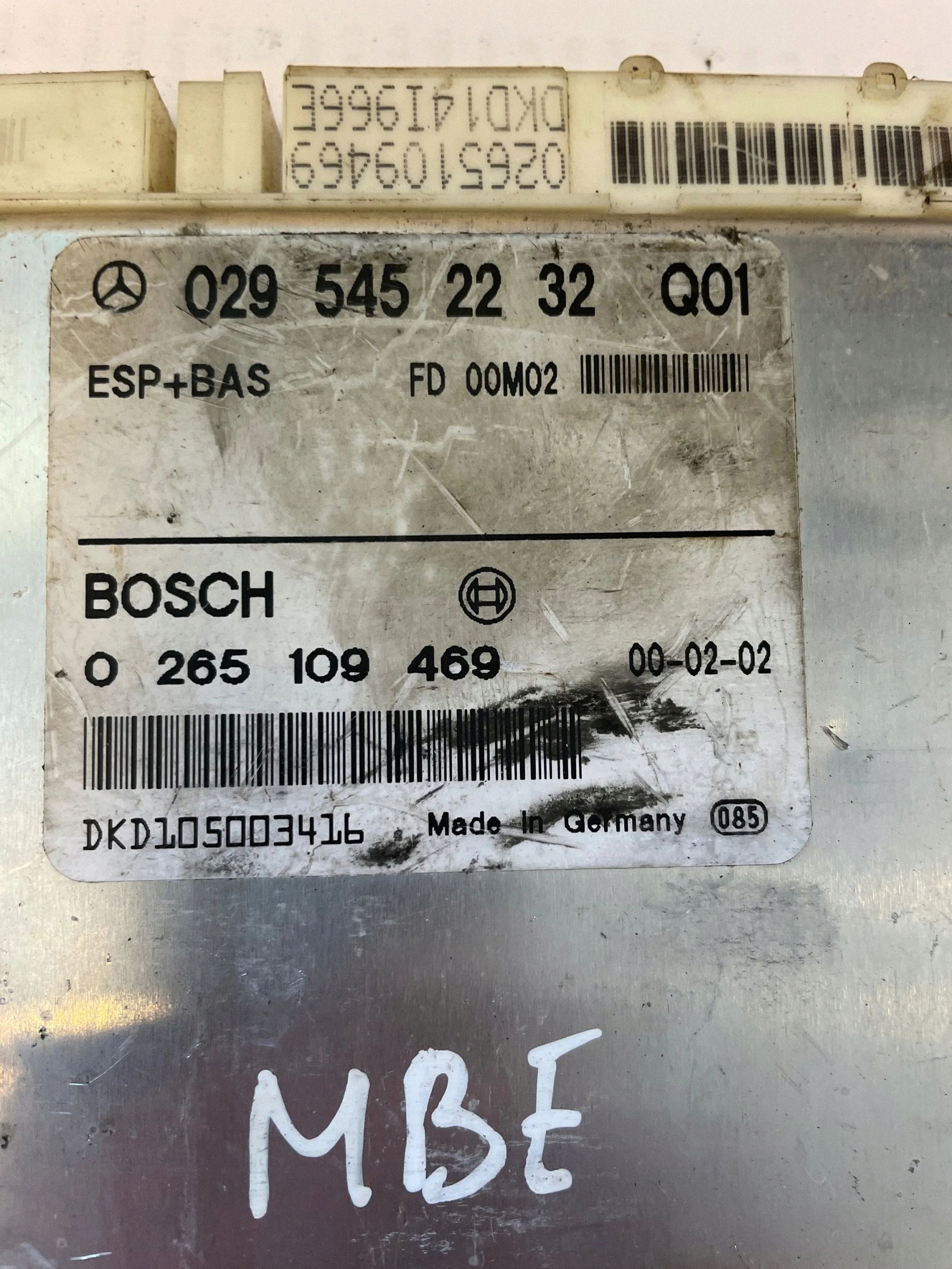 Mercedes-Benz E W210 ESP-Steuergerät 0265109469