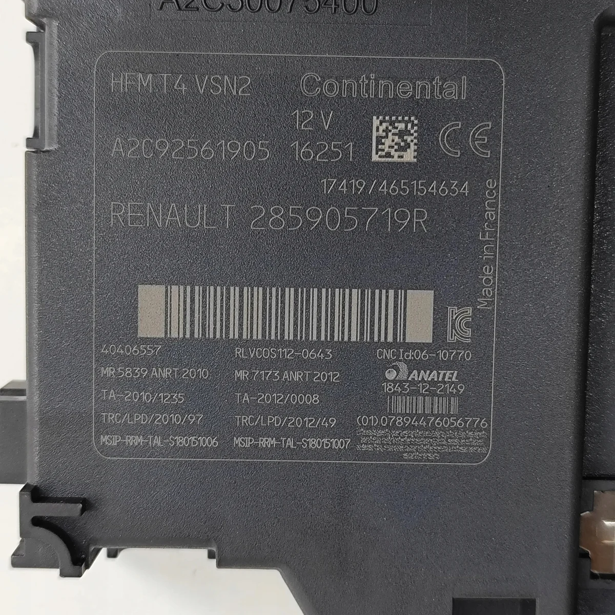 Ignition Switch for Renault Clio IV (BH_) Used image 7
