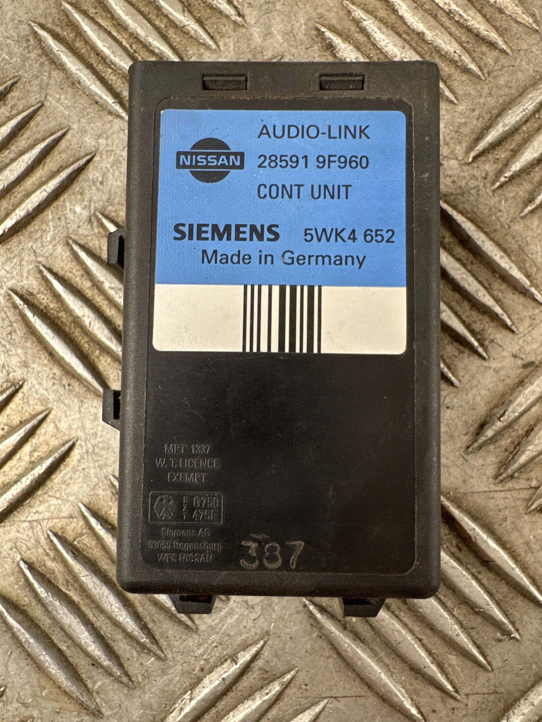 Nissan Terrano 2001 Module immobiliseur 5WK4652 image 3