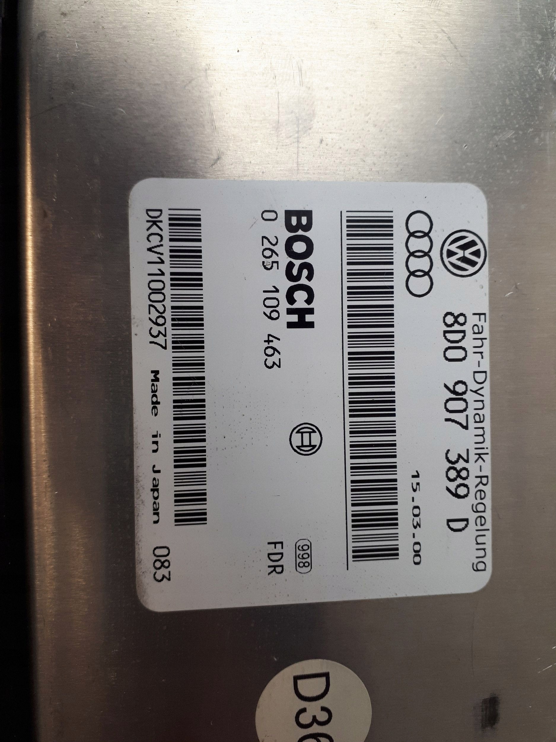 Module ESP Audi A4 B5 8D0907389 image 4