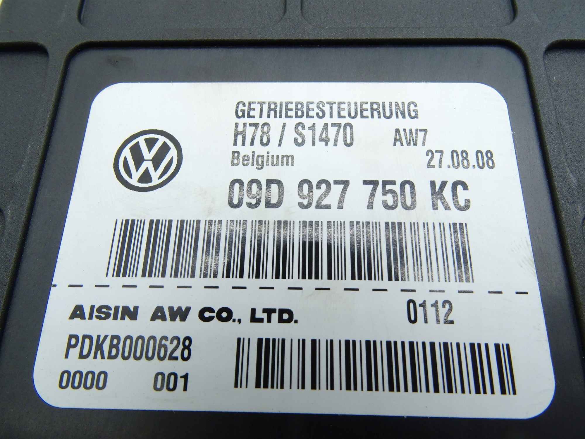 Module boîte de vitesses 09D927750KC Audi Q7 4L image 3