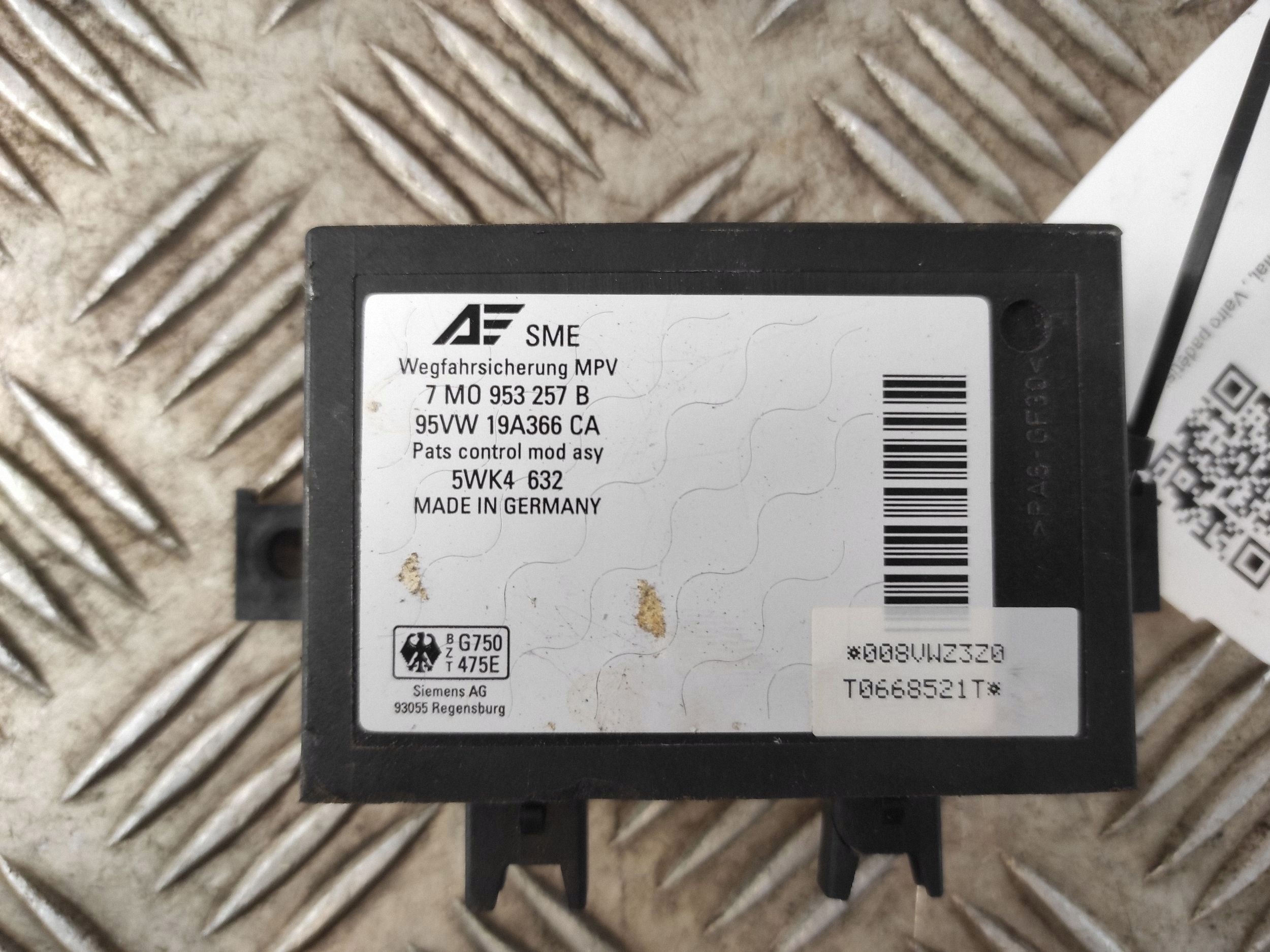 Immobilisatormodul VW 7M0953257B (begagnad) image 4