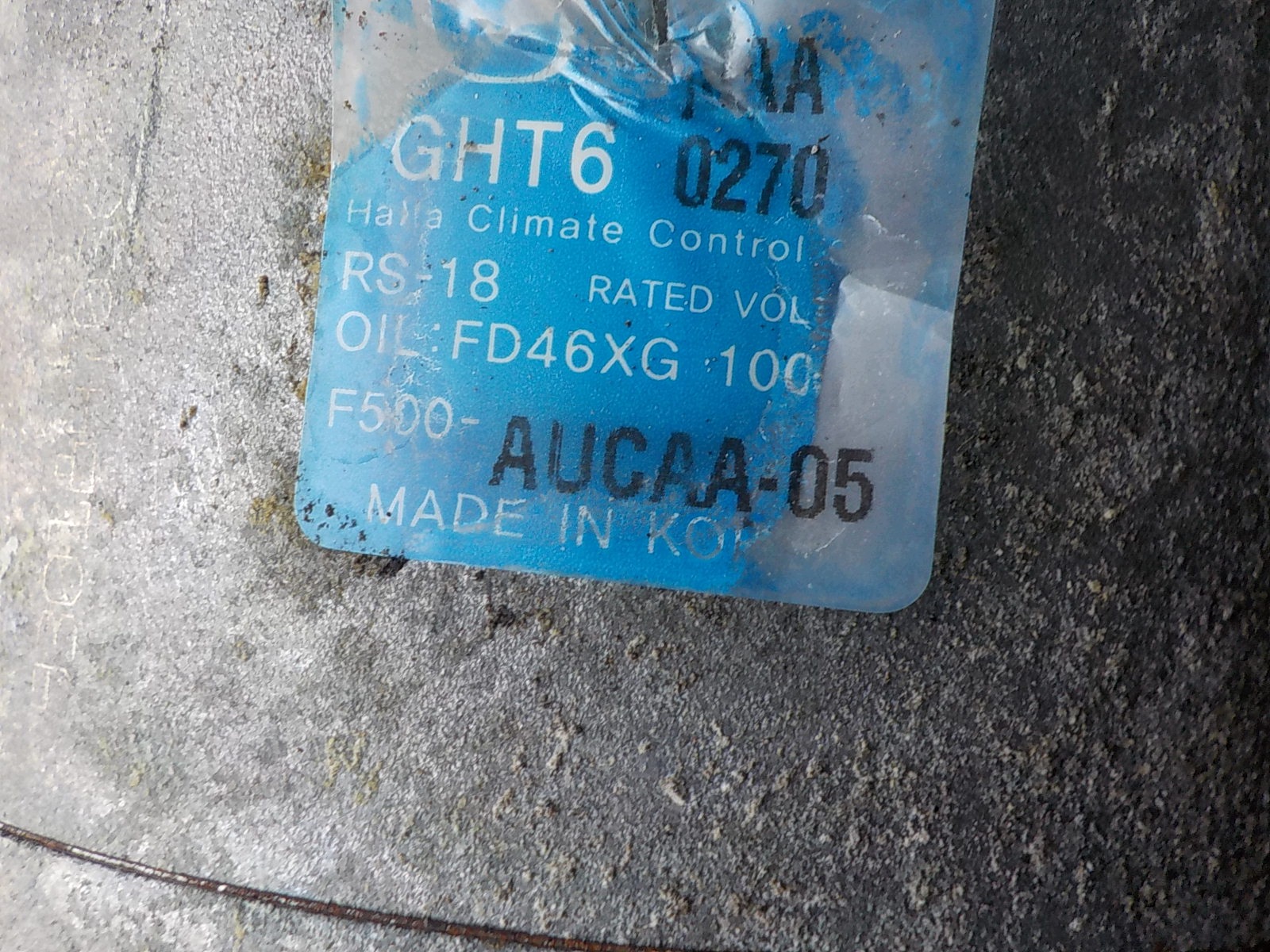 Mazda 6 III GJ 2.2D A/C Compressor F500-AUCAA-05 image 4