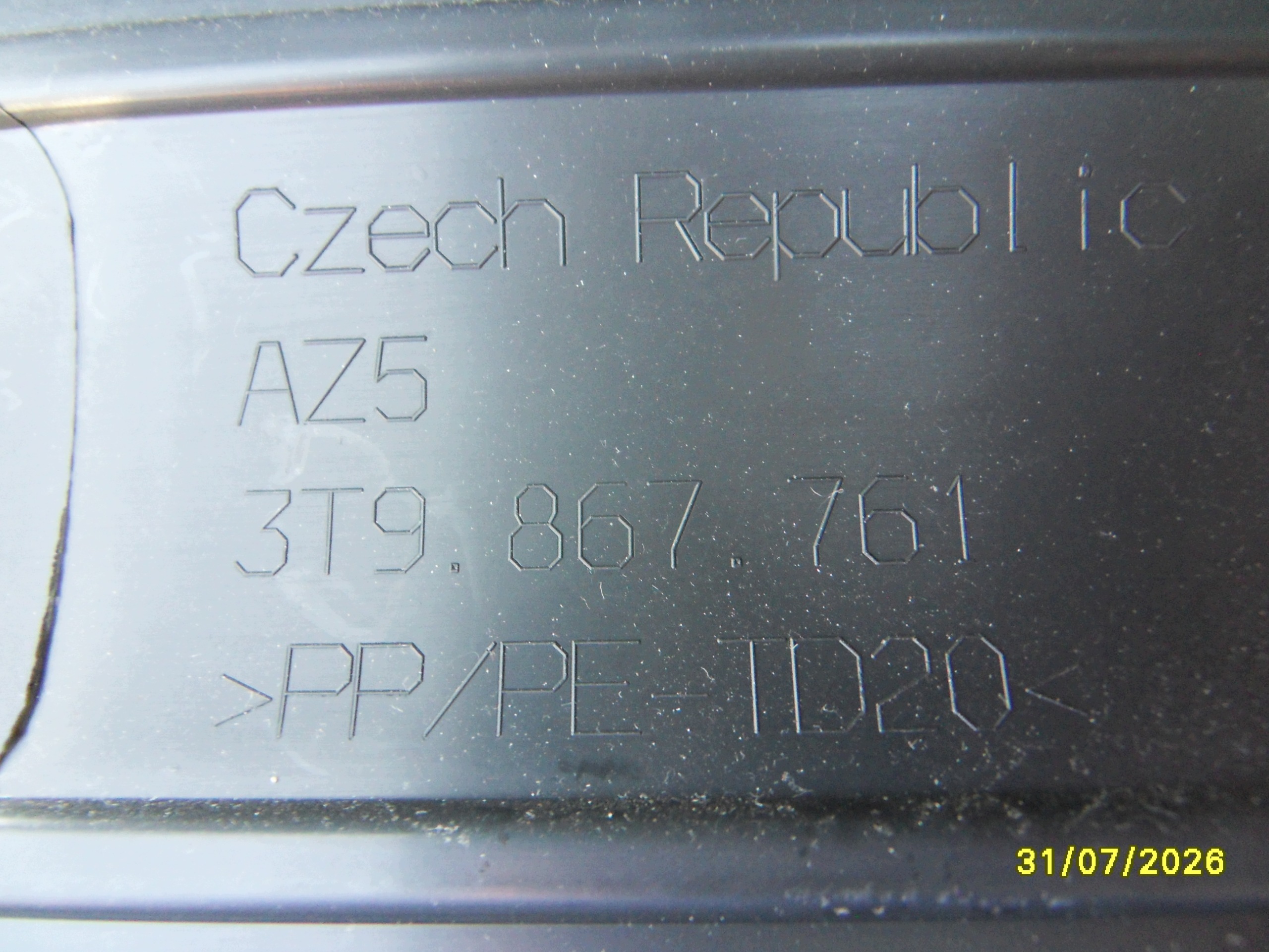 Suporte Esquerdo Tapa-Bagagem Skoda Superb II image 4