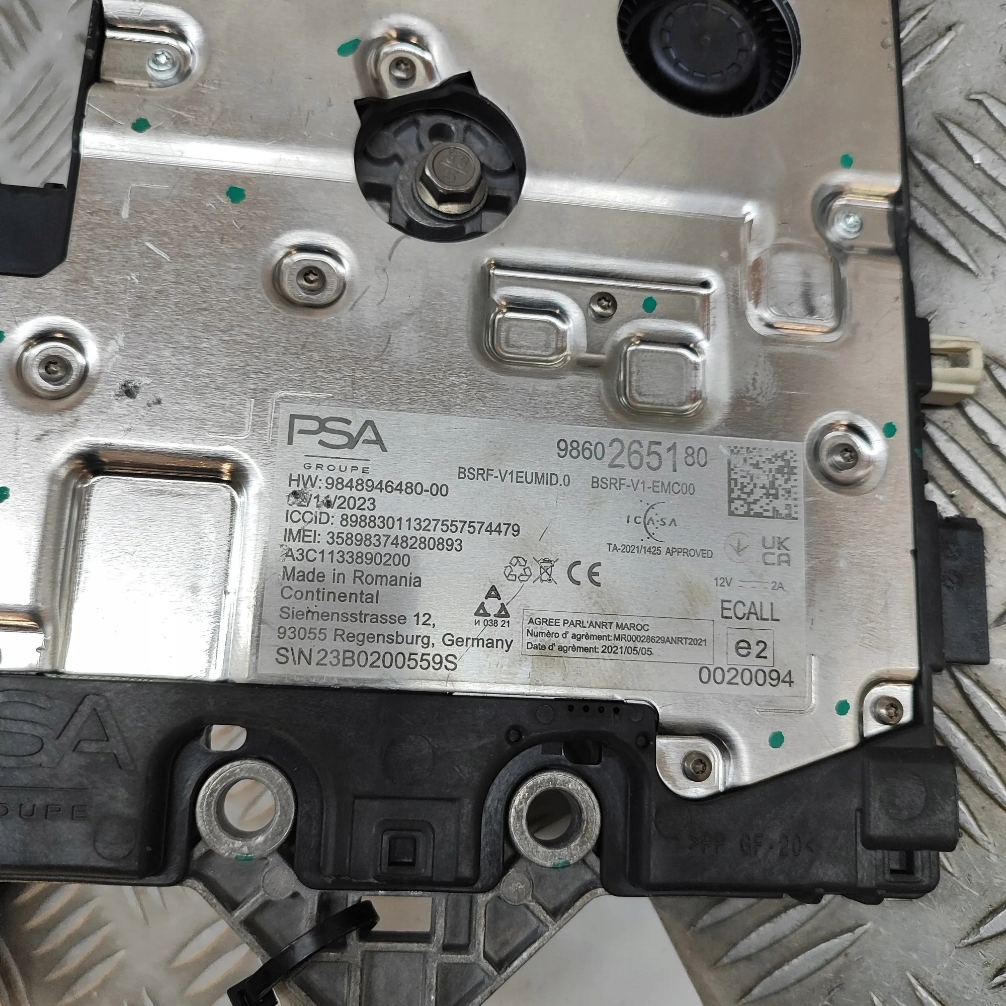 Antenne Peugeot 408 II 2023 1.2L 96kW image 5
