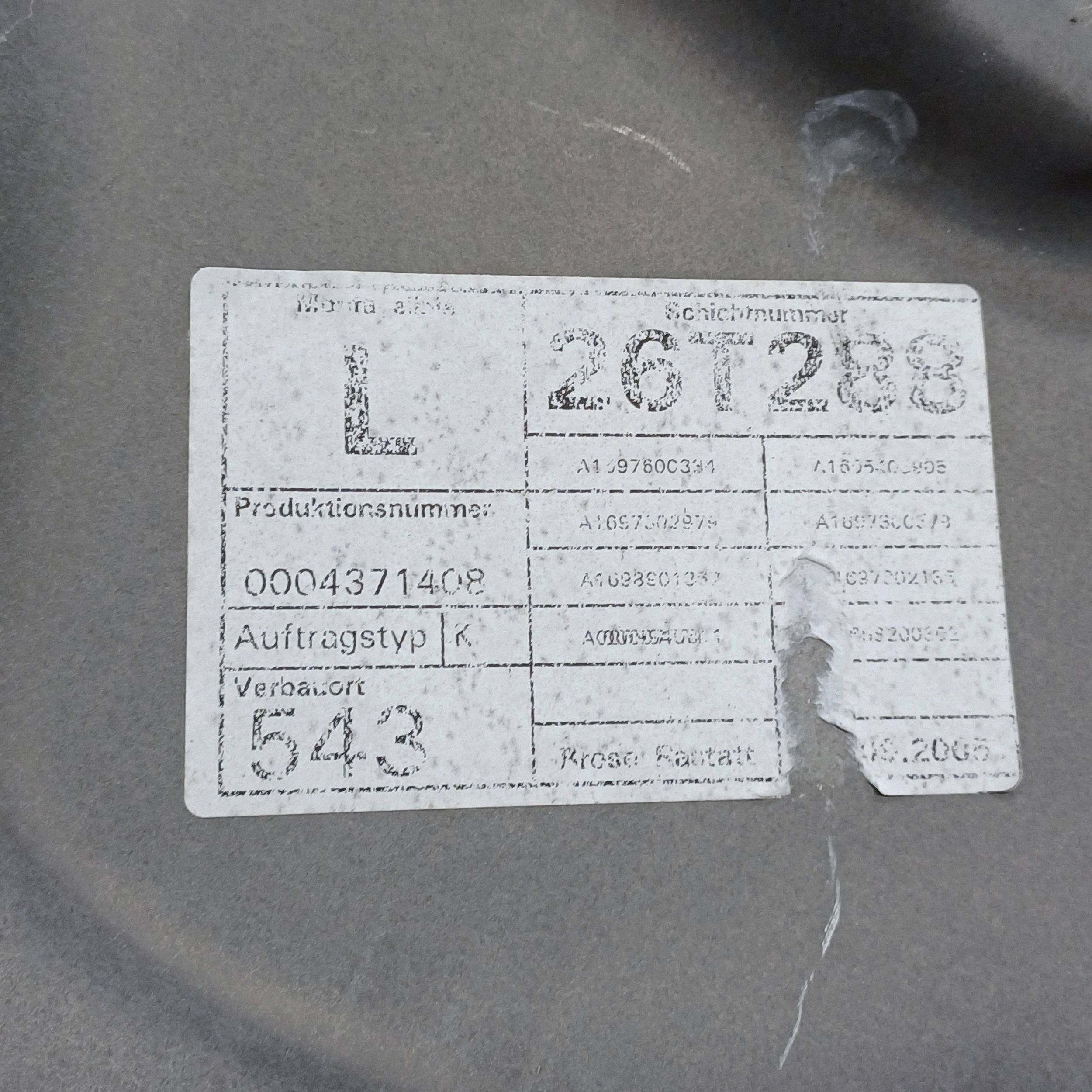 Lève-vitre manuel gauche arrière Mercedes B W245 image 5
