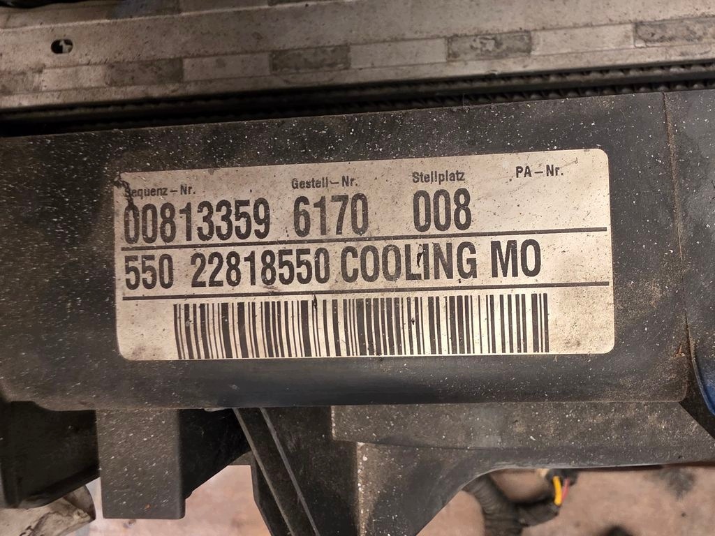 OPEL INSIGNIA A 2.0 CDTI Radiator Intercooler Ventilator 22818550 image 5