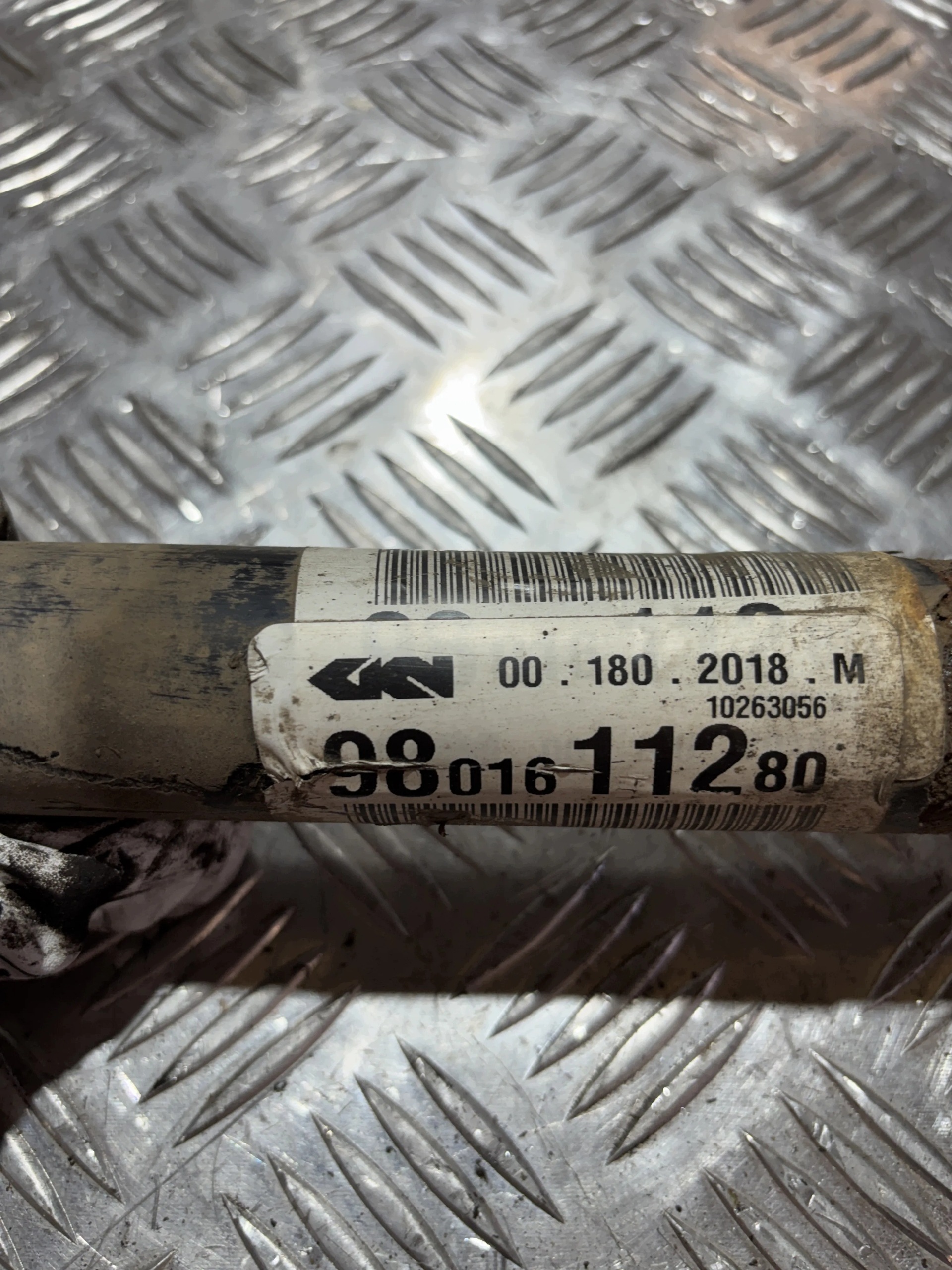 Long Driveshaft Right Front Citroen C3 III 1.2 VTI OEM 9801611280