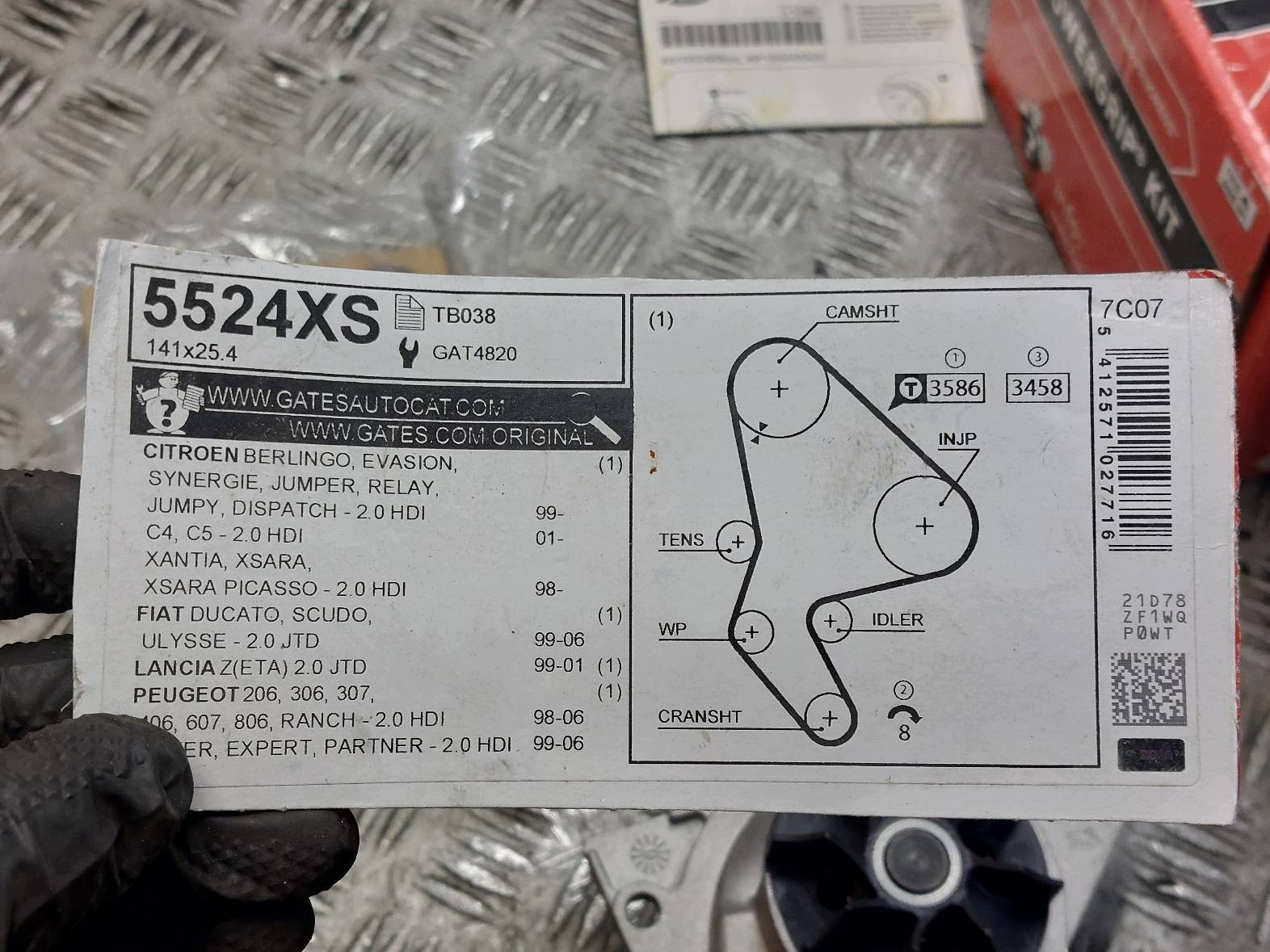 Kit Distribución Completo Grand Vitara I 2.0 TD Usado image 7