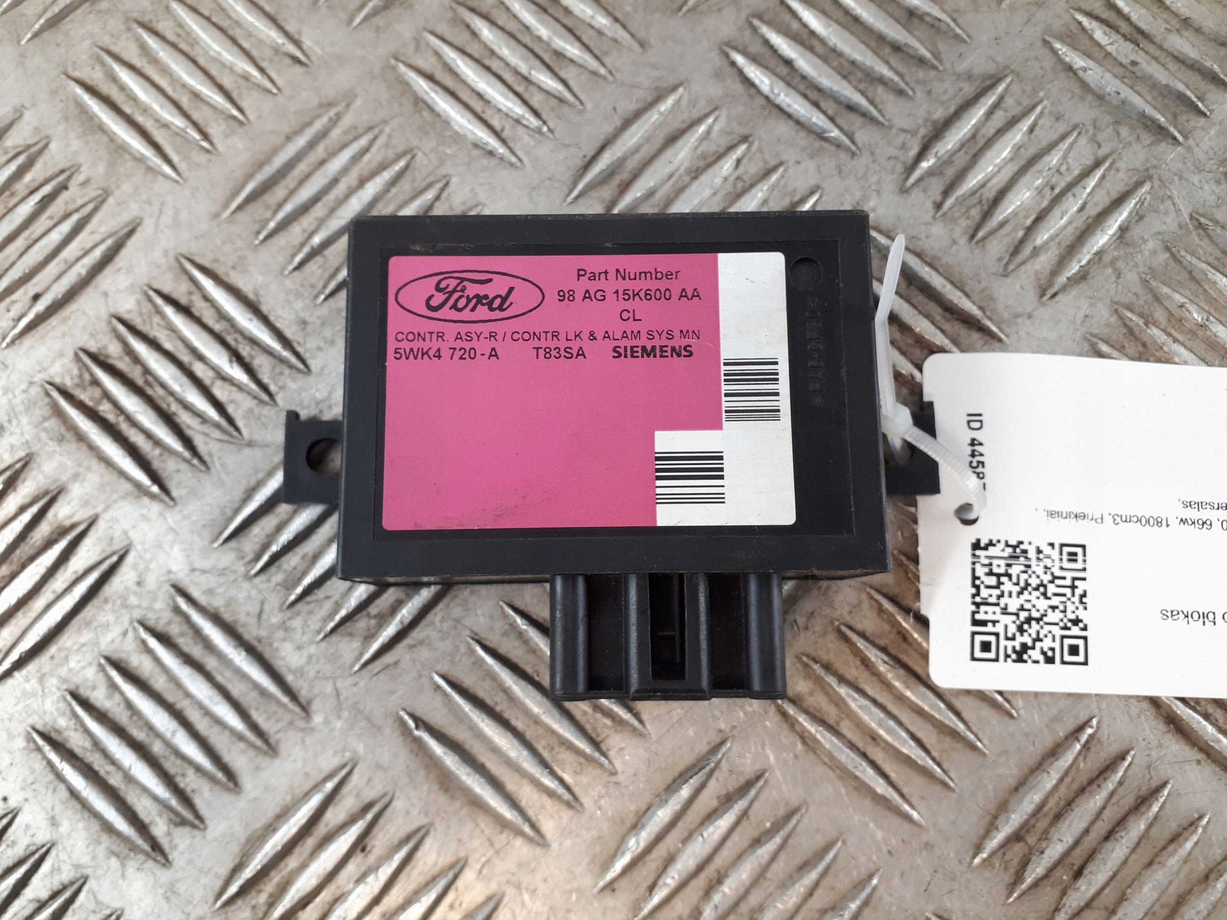 Ford Focus 2000 immobilizer-moduuli 5WK4720A