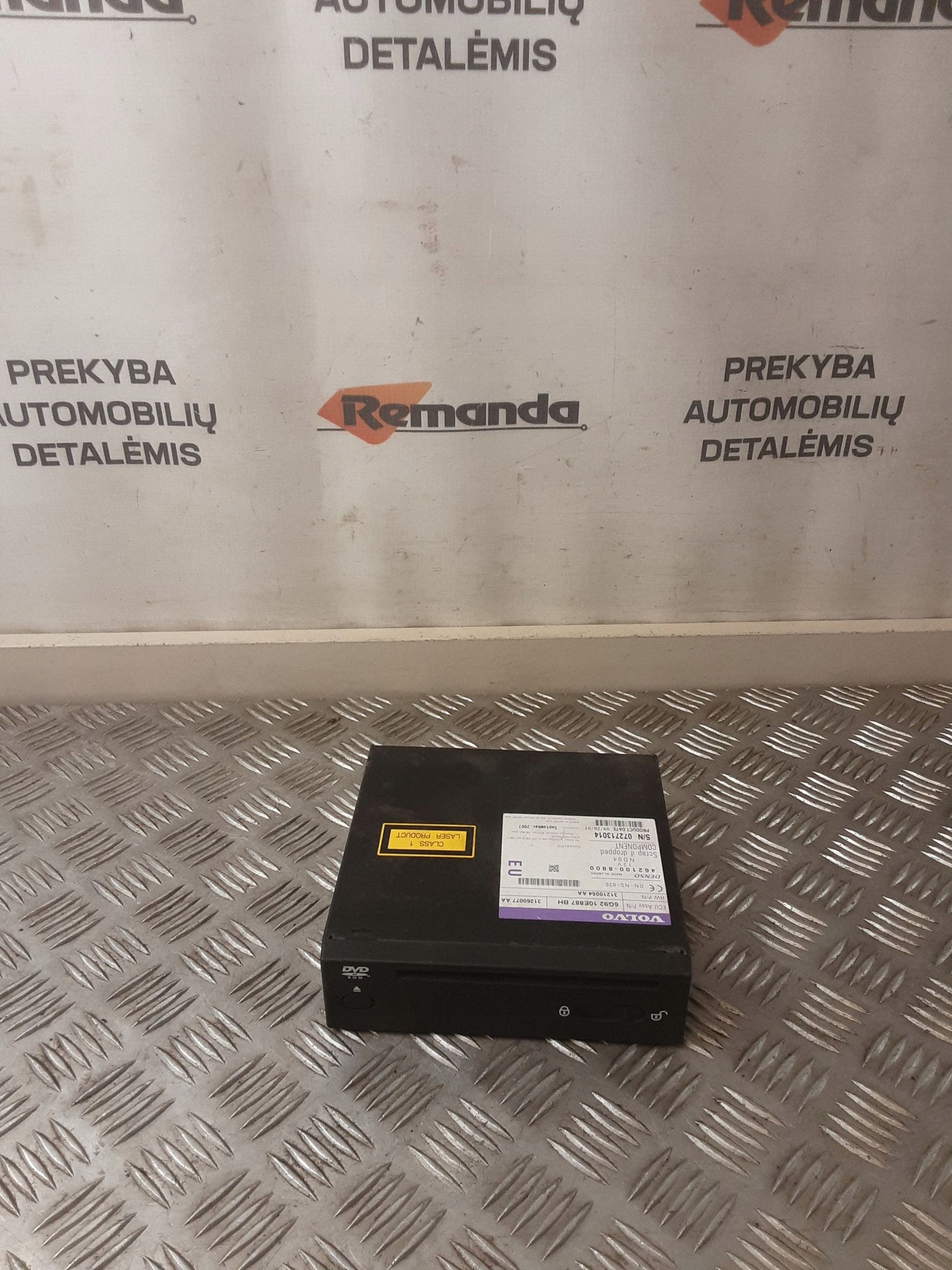 2008 Volvo V70 CD/DVD Changer 6G9210E887BH Used