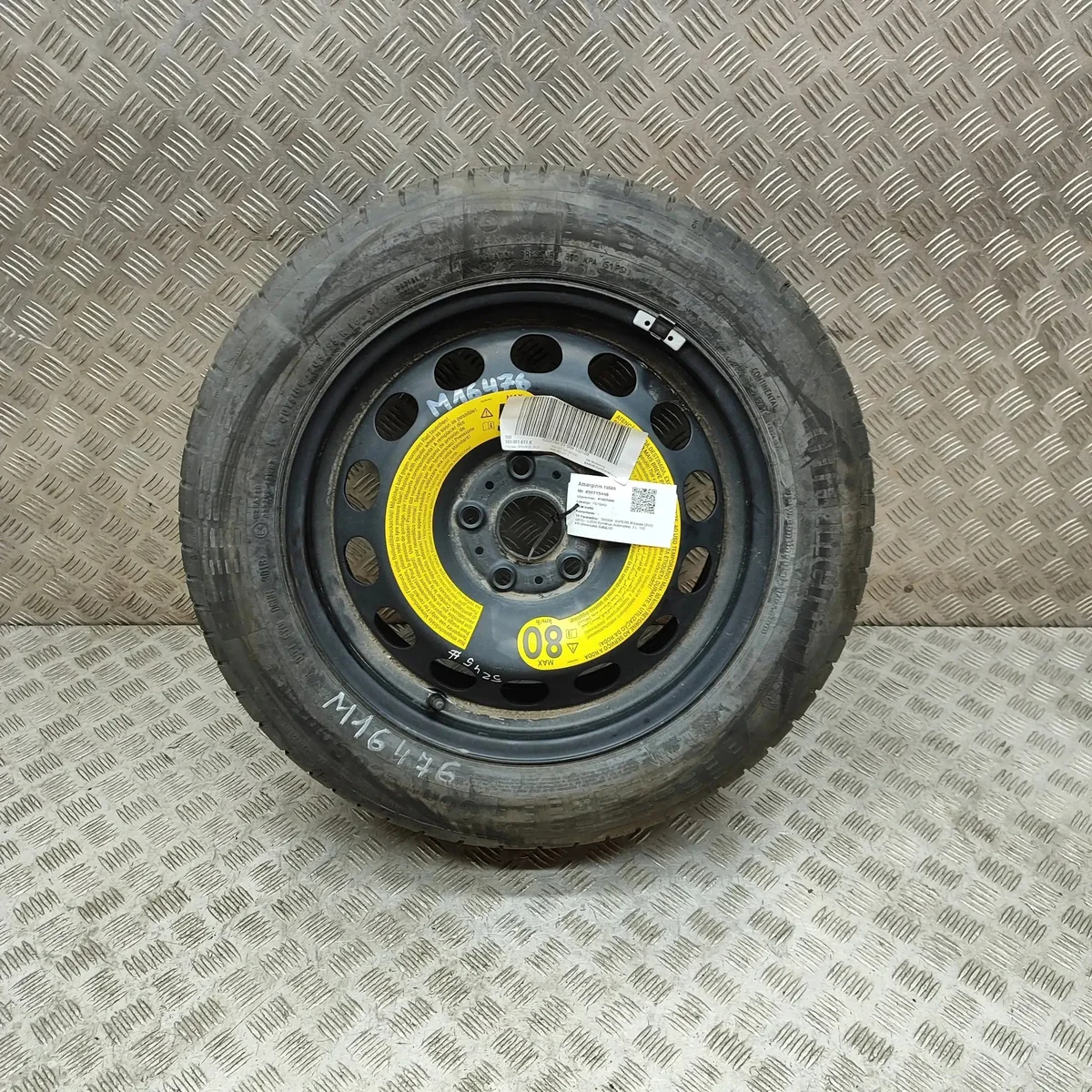 Roue de secours Skoda Superb III 5Q0601027BK