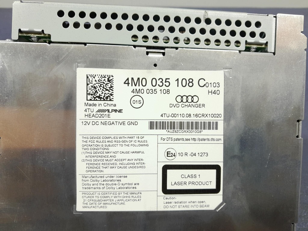 Audi A6 C7 CD Changer 4M0035108 Usado image 5