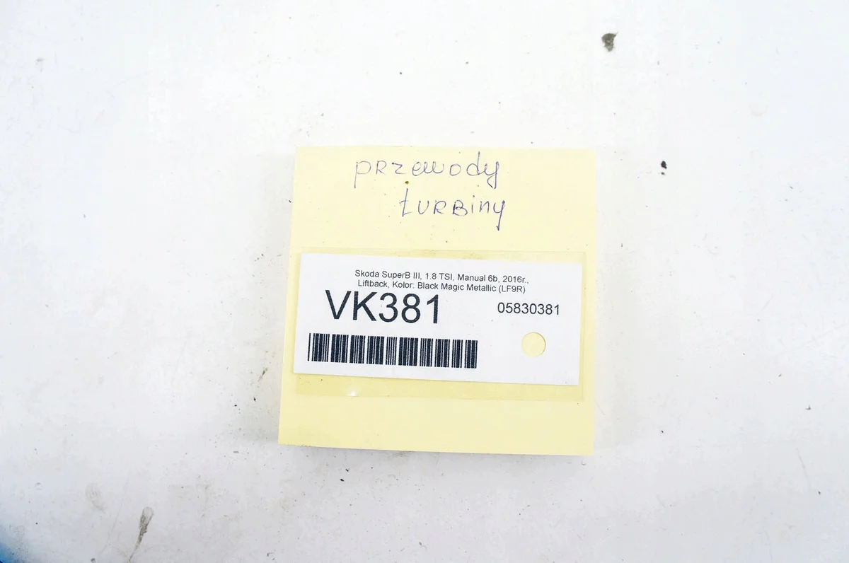 VK381 Skoda SuperB III 1.8 TSi Ladeluftrohr image 6