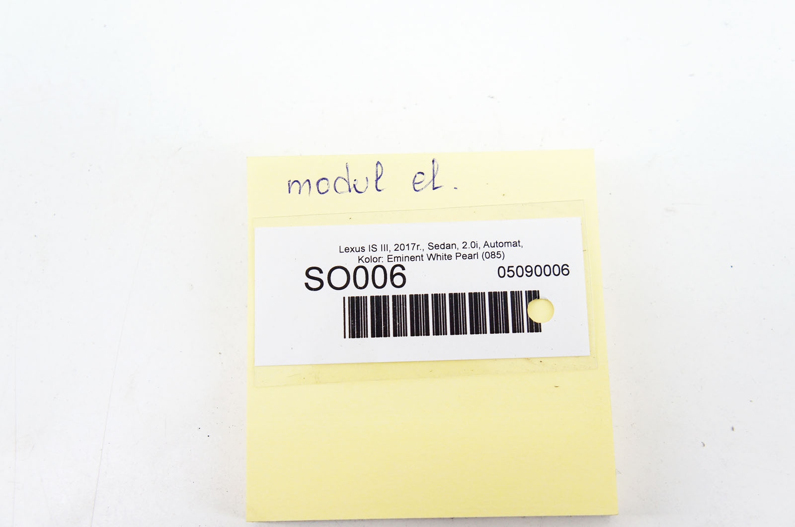Module Pompe Carburant Lexus IS III 89571-58010 image 3