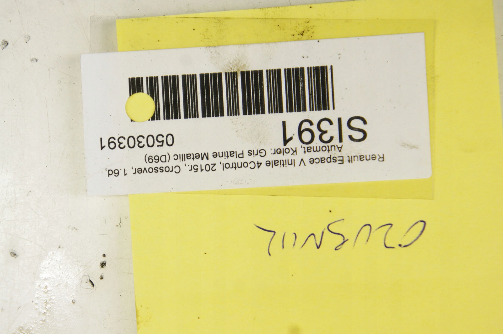Sensor de gases Renault Espace V 1.6d SI391-AR05936 image 5