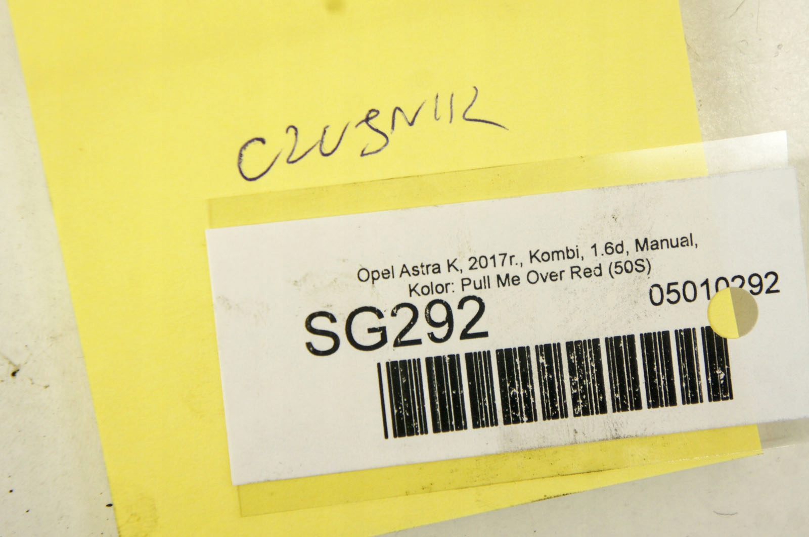 Sensor de Emissões Opel Astra K 1.6d SG292-AR27024 image 6