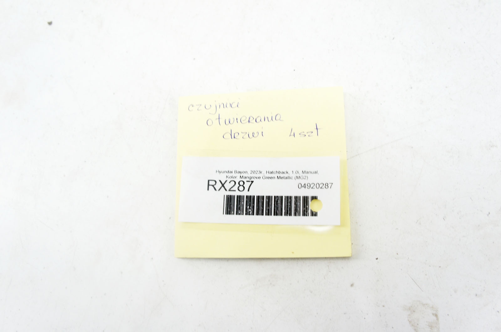 Hyundai Bayon oven rajakytkimet 4kpl RX287-AR90696 image 3