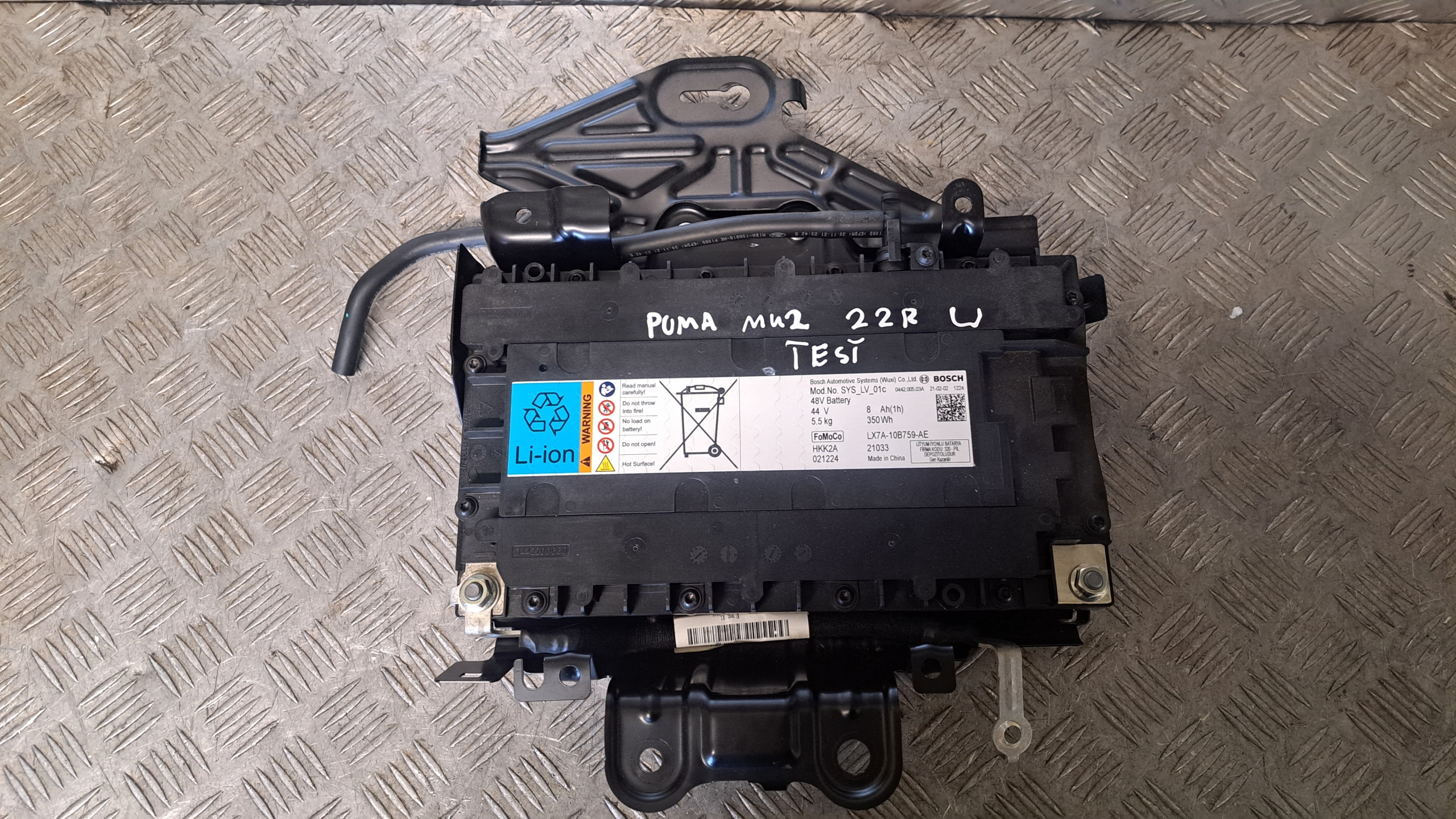 FORD PUMA 2022 R 1.0 ECOBOOST HYBRID BATERIA ACUMULATOR LX7A-10B759-AE