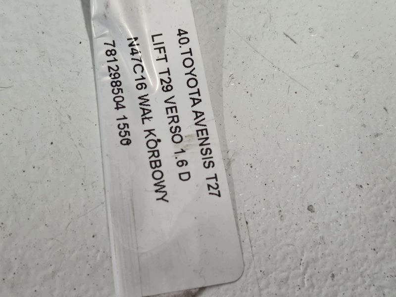 Toyota Avensis T27 1.6 D Kurbelwelle OEM 781298504 image 10