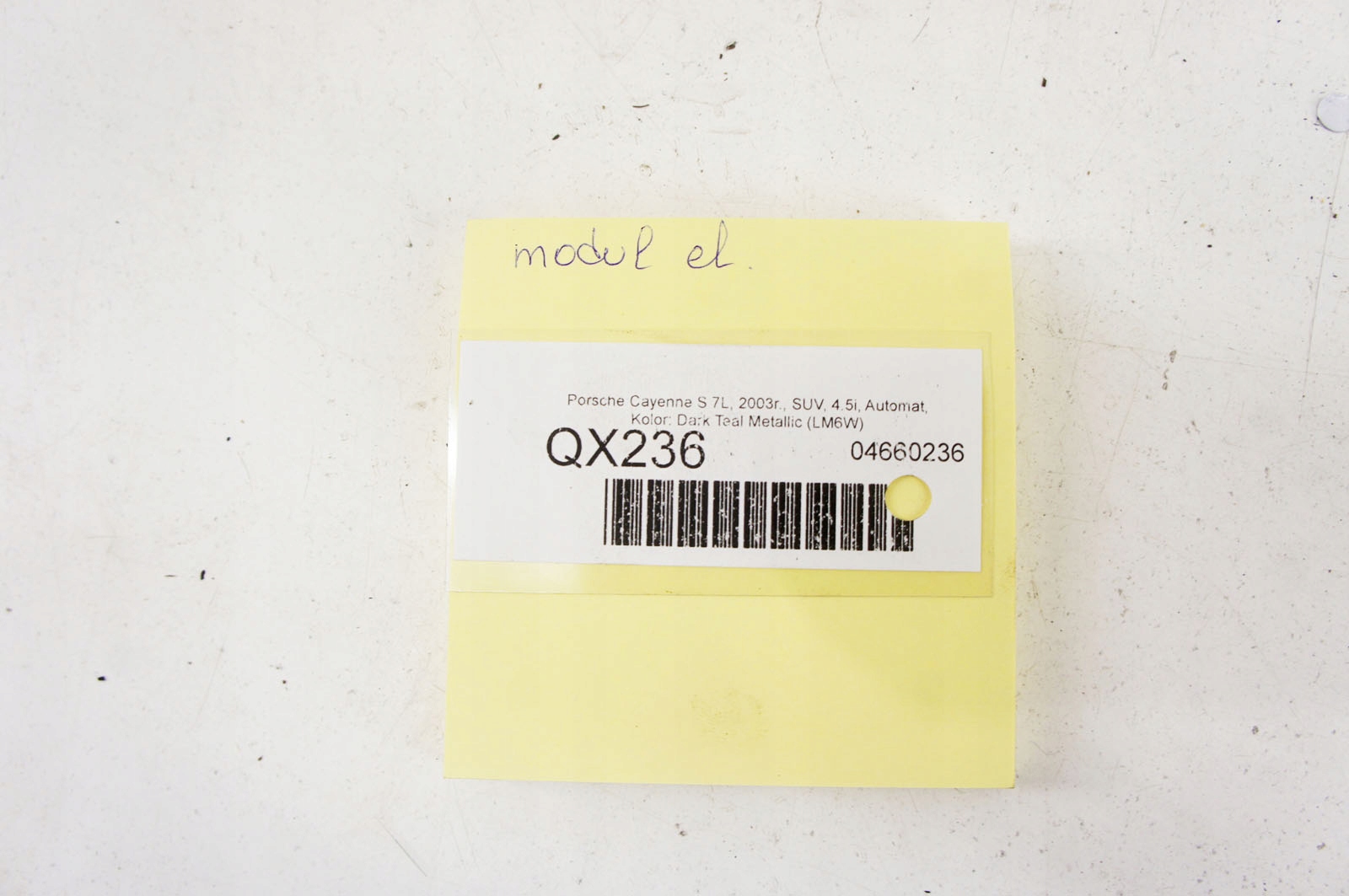 Module QX236 Porsche Cayenne S 7L 0AD927755K image 3