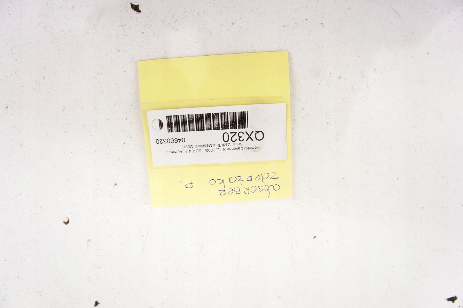 Absorbedor Parachoques Porsche Cayenne S 7L Usado image 5