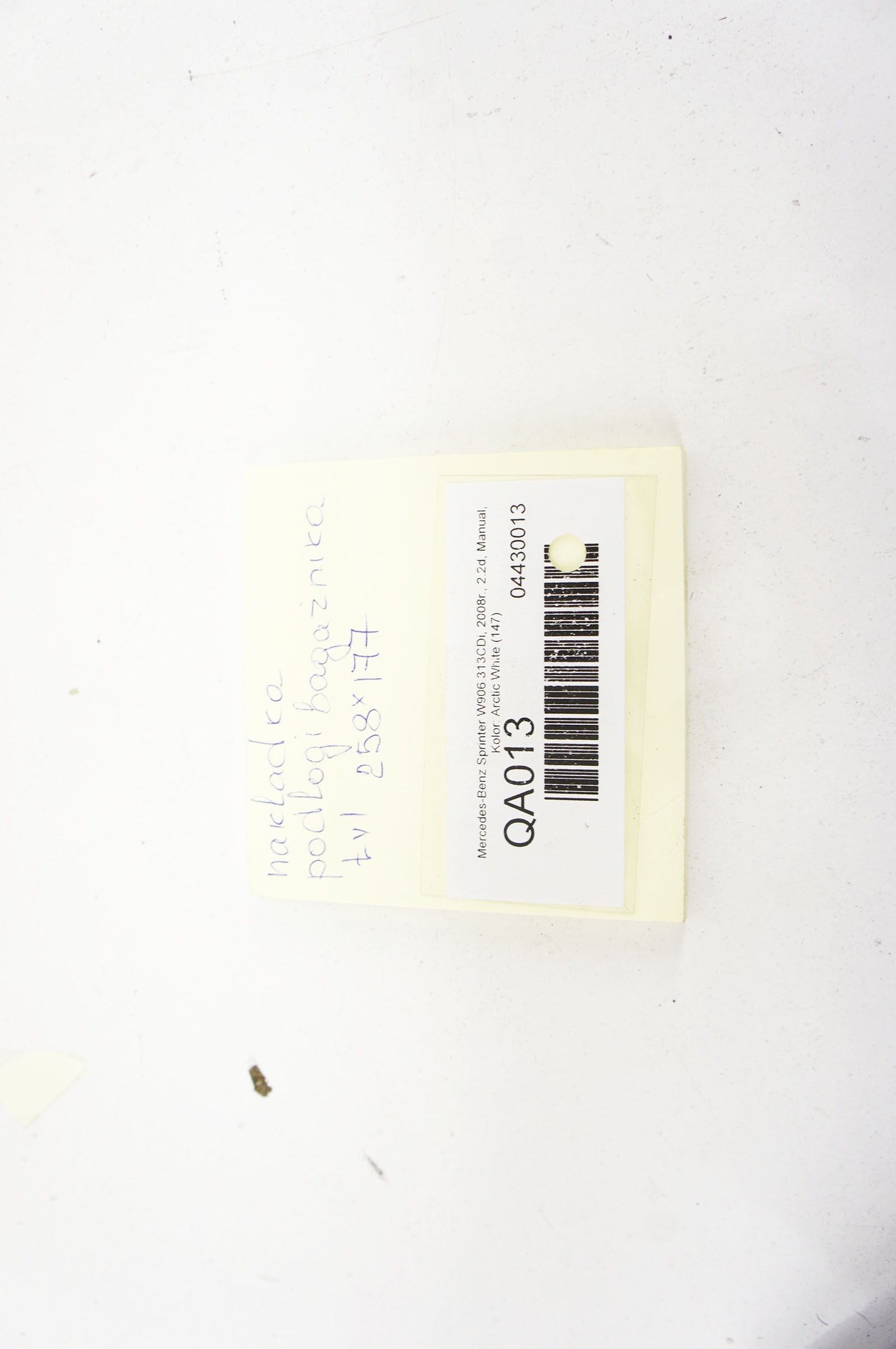 Plancher de coffre Mercedes Sprinter W906 QA013-AR71241 image 4