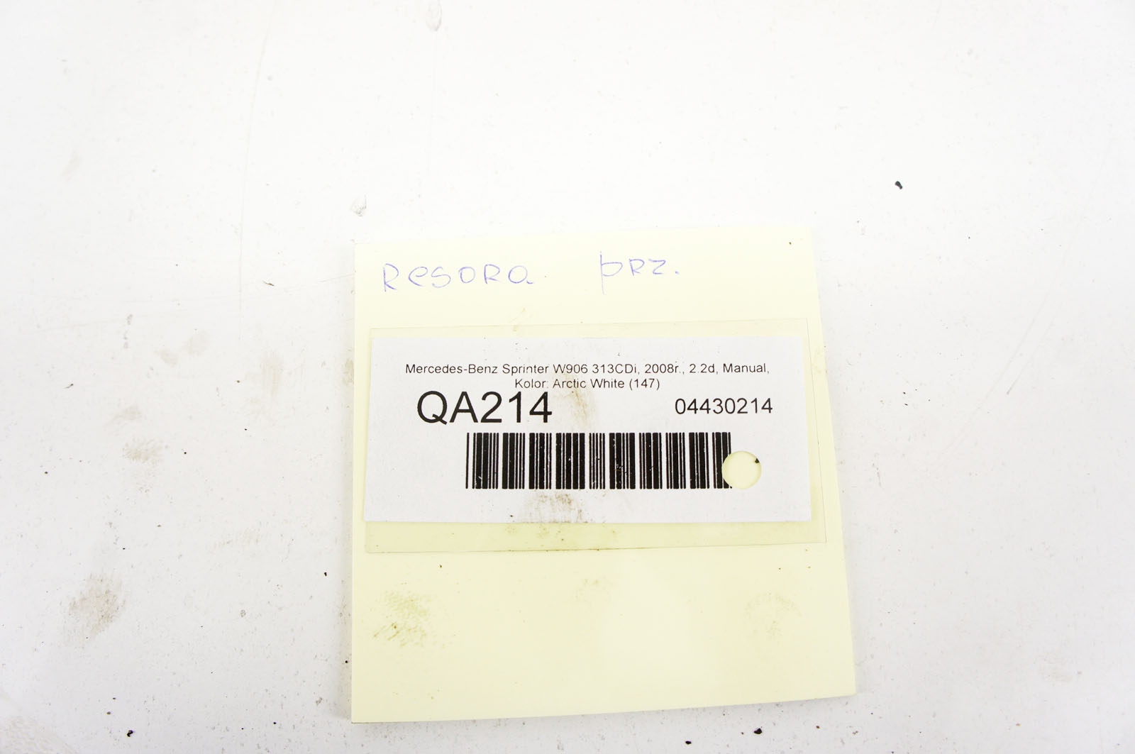 QA214 Mercedes Sprinter W906 2.2d Front Leaf Spring image 4