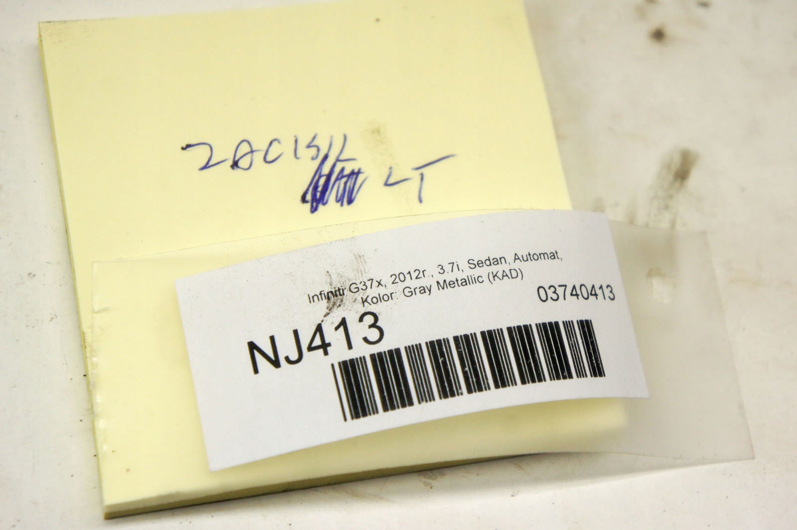 Infiniti G37 3.7i Bremssattel links hinten NJ413 image 5