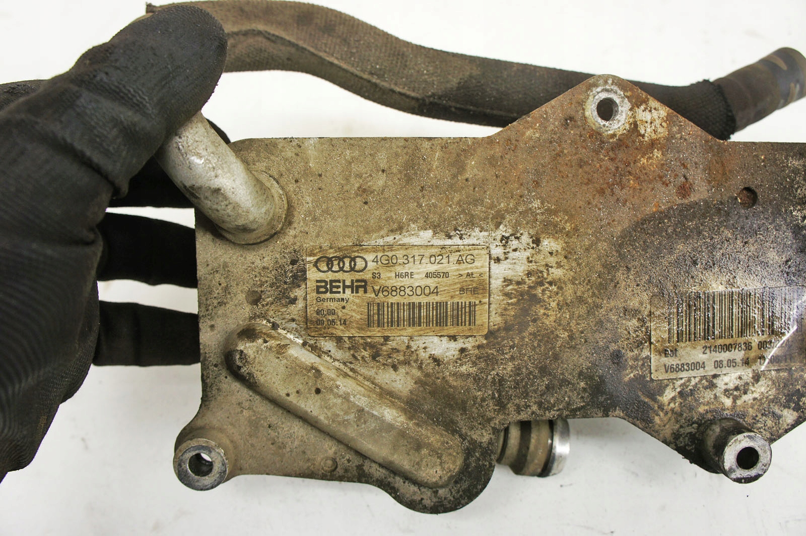 PP155 Audi A6 C7 2.0d Ölkühler Getriebe 4G0317021AG AR image 5