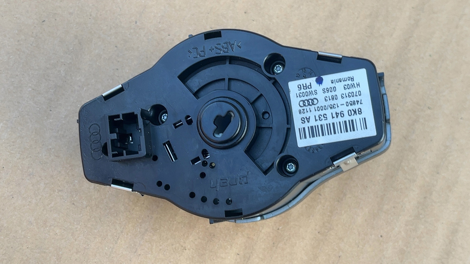 Light Switch Chrome Audi A4 B8 A5 8T Q5 8R Lift 8K0941531AS