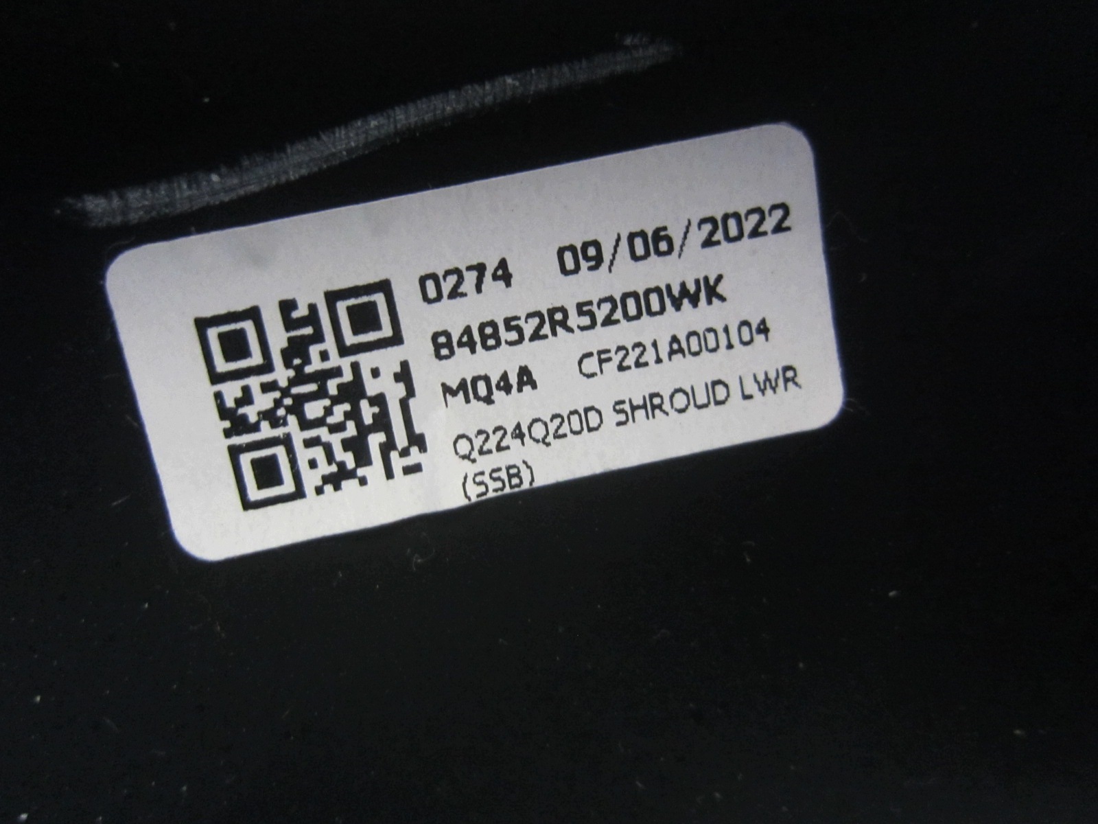 Cubierta Columna Dirección Kia Sorento 84852-R5200 image 8