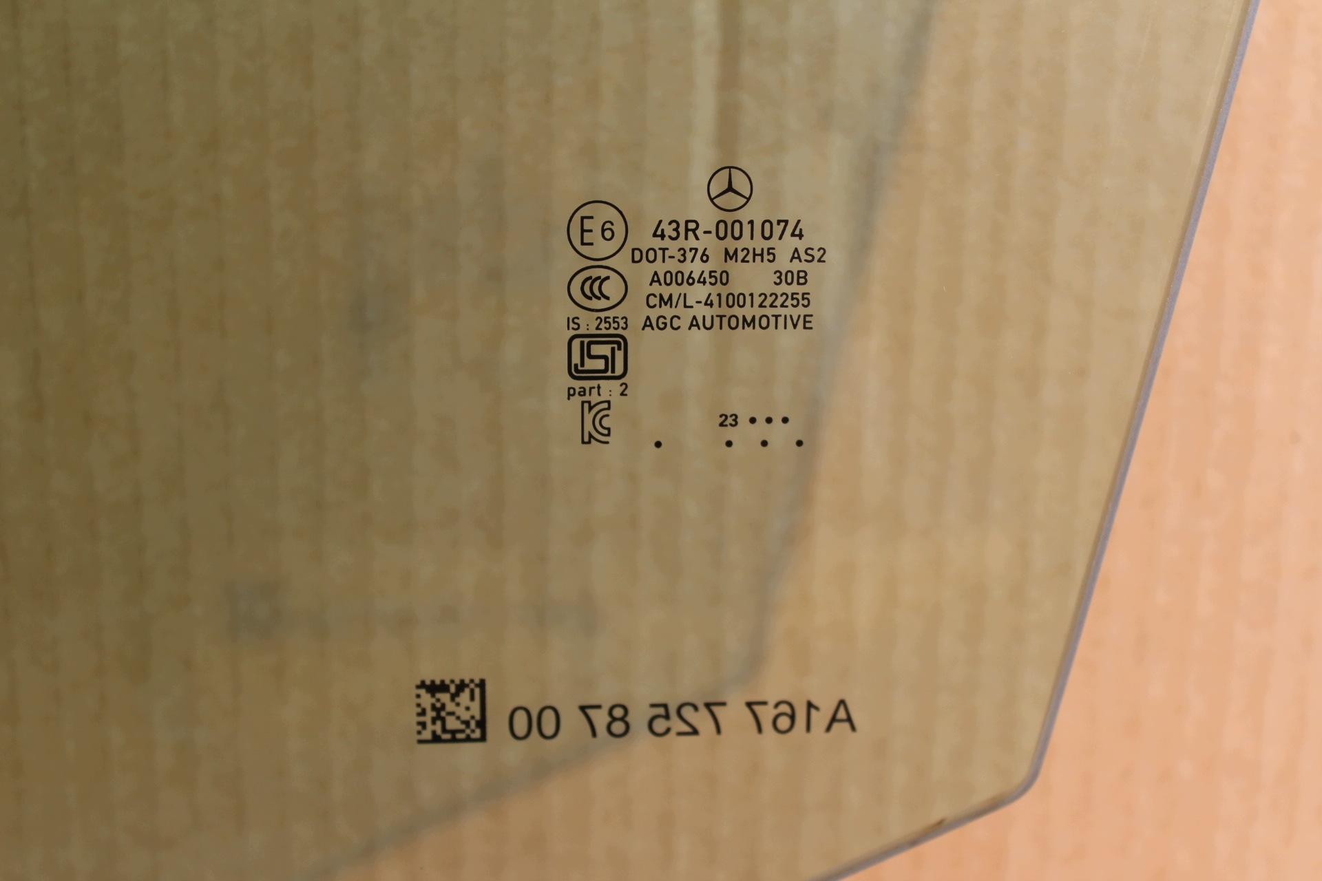 Vidro Porta Esquerda Dianteira Mercedes GLE GLS 167 2023