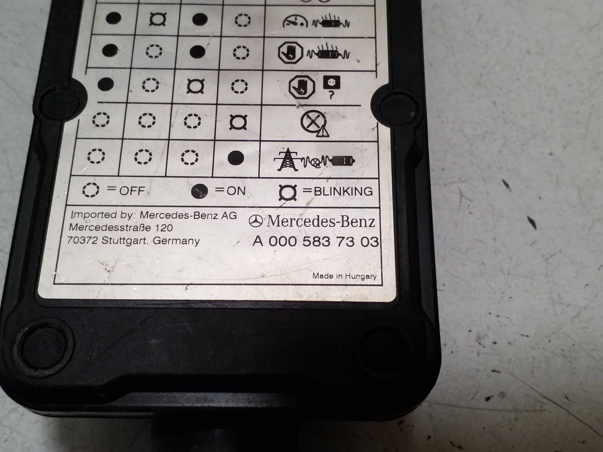 MERCEDES EQC CÂBLE CHARGEUR A0005837303 image 6