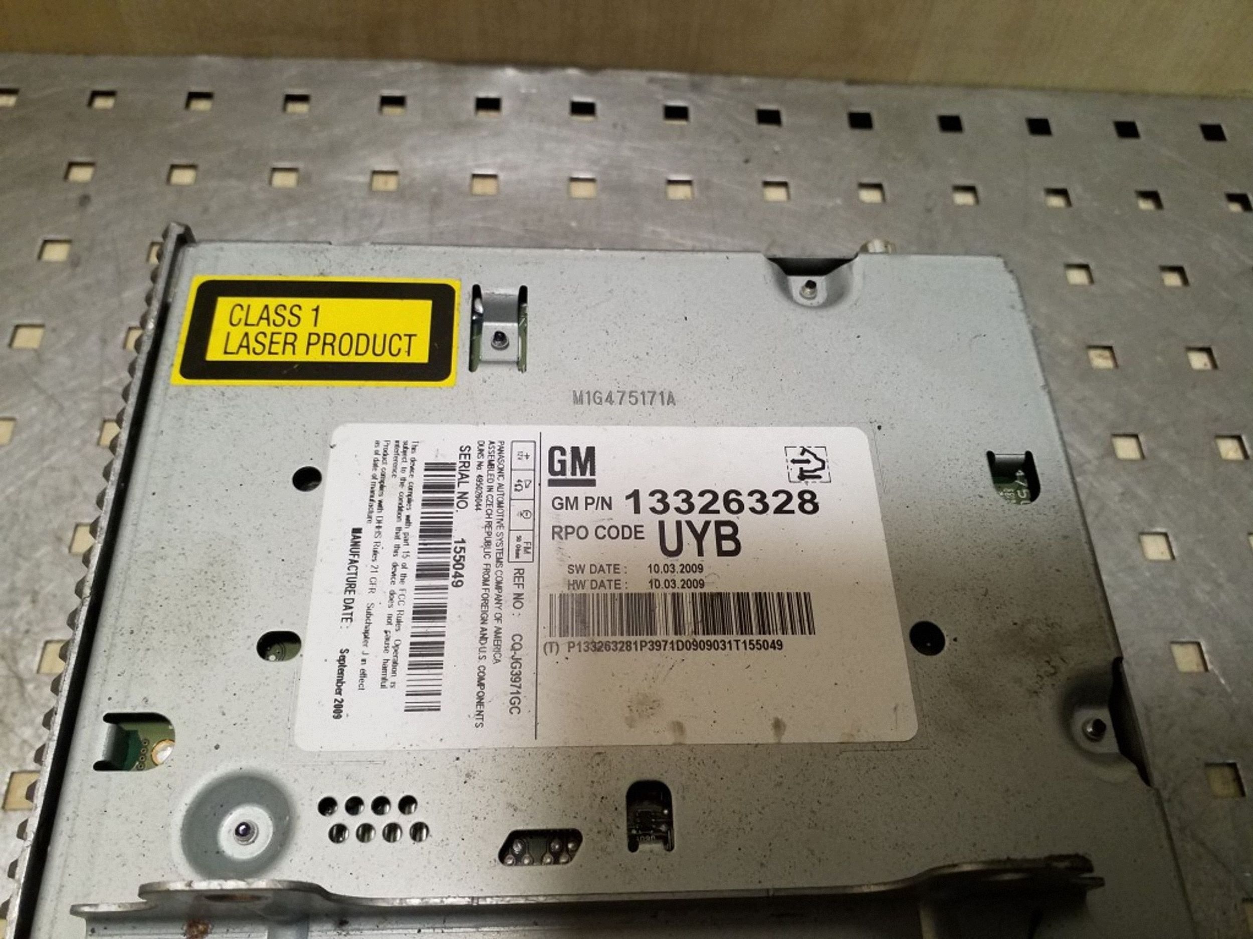 Changeur CD/DVD Opel Insignia A 13326328 image 3