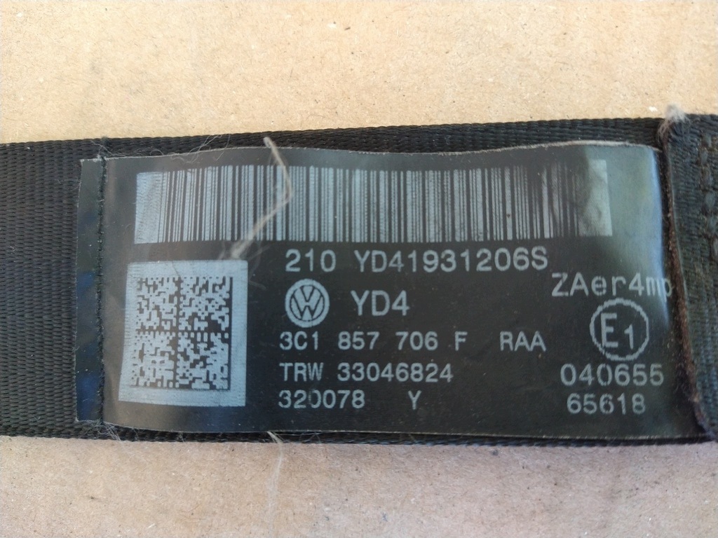 Säkerhetsbälte höger fram VW Passat B6 B7 CC 04-14 image 5
