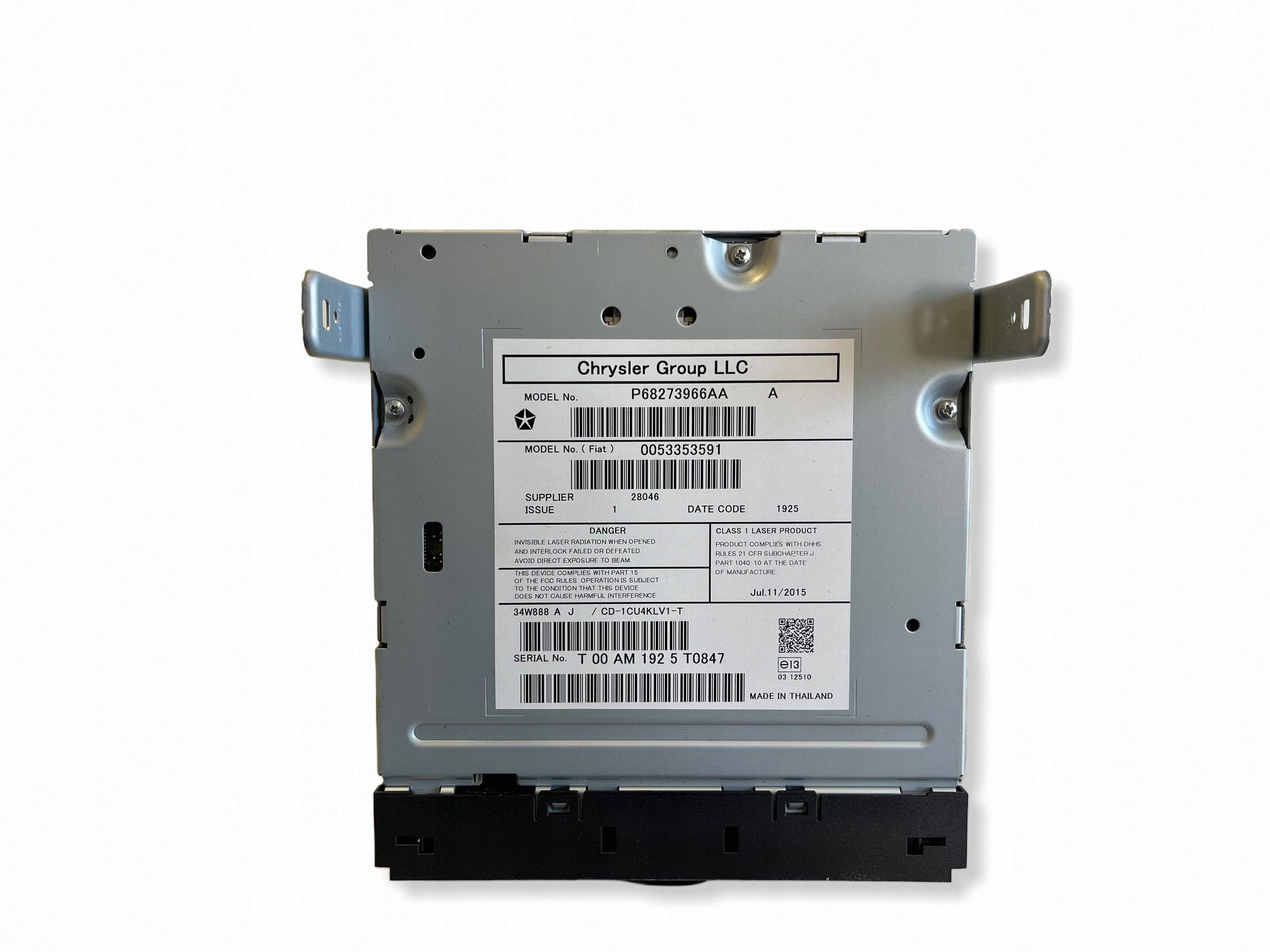 Changeur CD Jeep Cherokee KL 68273966AA image 5