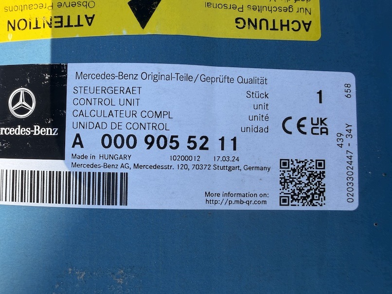 Capteur Radar Mercedes EQB GLB 0009055211 image 4