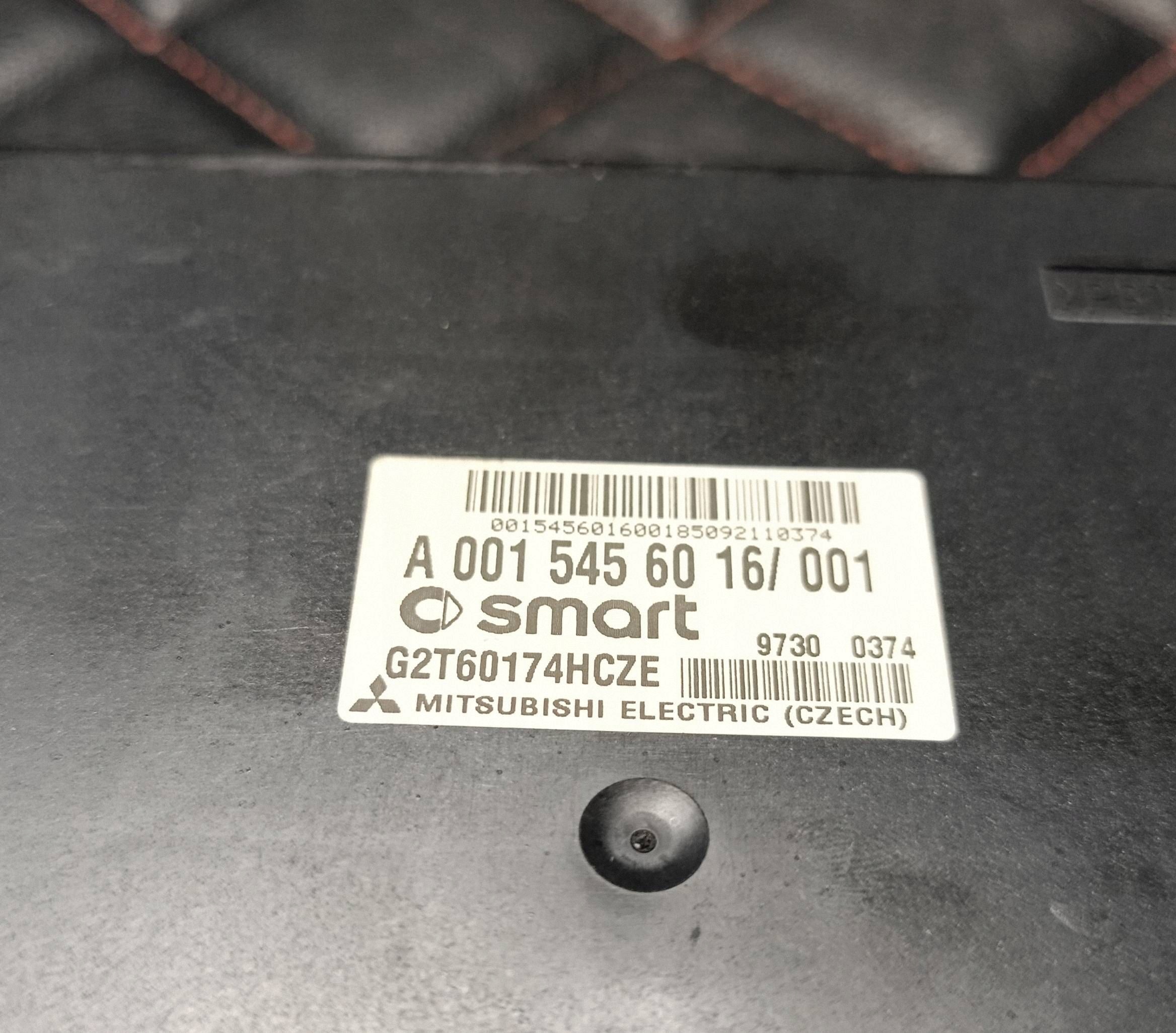 SMART FORTWO II vaihteiston ohjain A0015456016