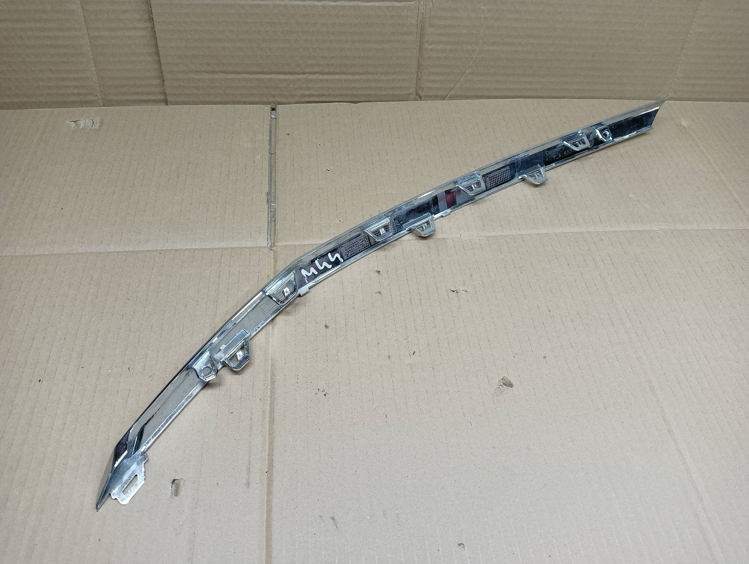 VW T6 Chrome Bumper Trim Right Front Used
