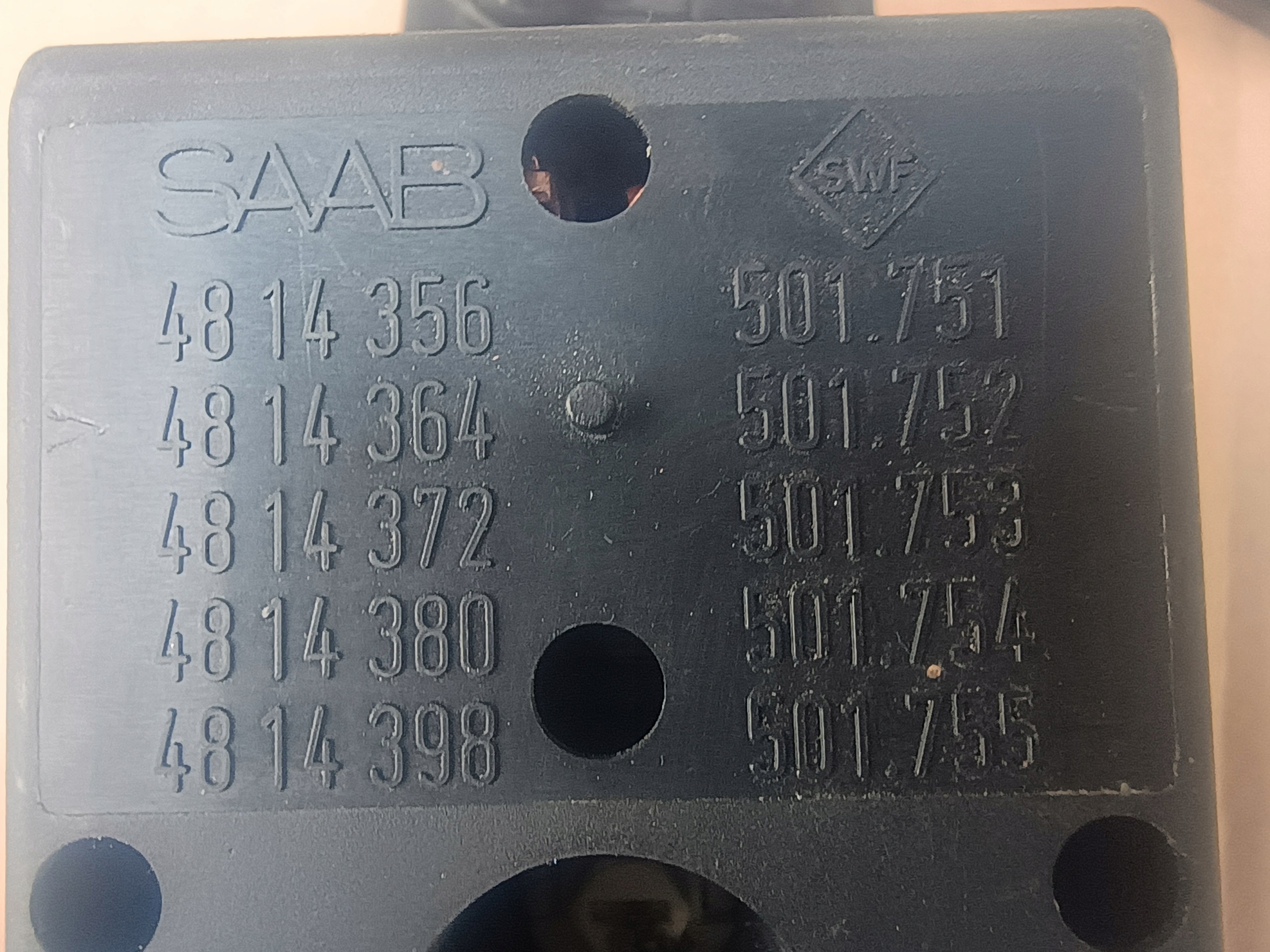 Panneau de commande lève-vitres SAAB 9-3 4814356 image 5
