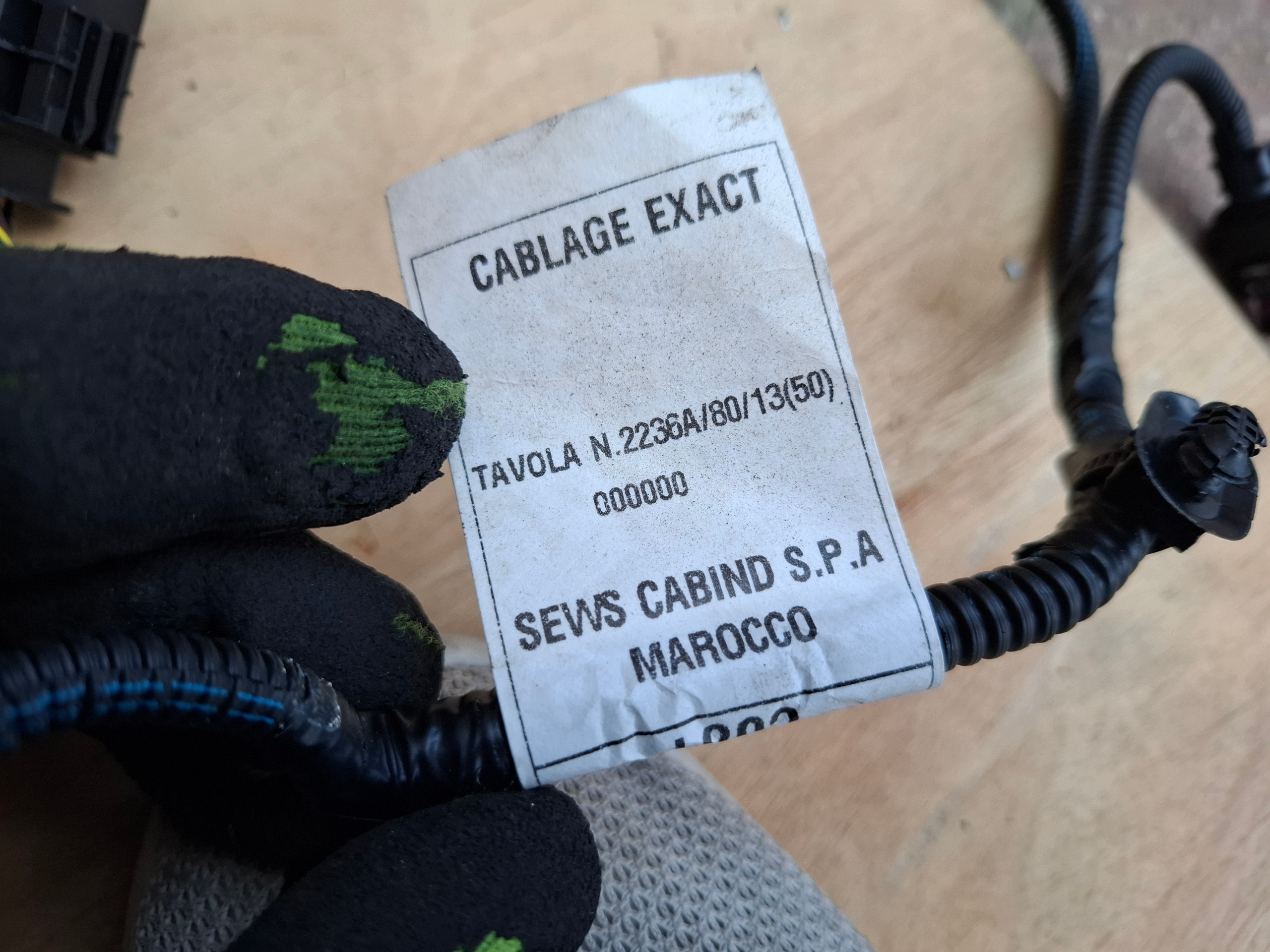 Feixe de Cabos do Motor Movano Ducato Boxer 25r 0468684400 image 3