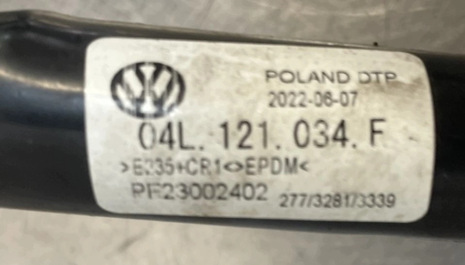 Durite eau VW T6 LIFT T6.1 04L121034F image 4