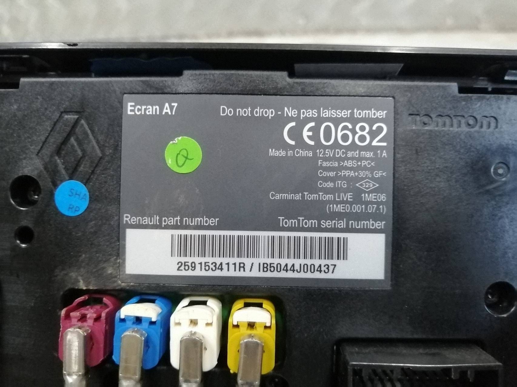 Renault Megane III Display Navi Radio 259153411R image 5