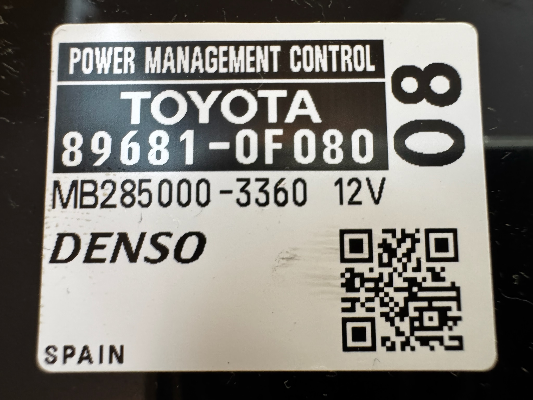 Module de commande VERSO LIFT 89681-0F080 image 8