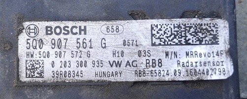 Radar Distronic ACC Avant VW Golf VII image 3