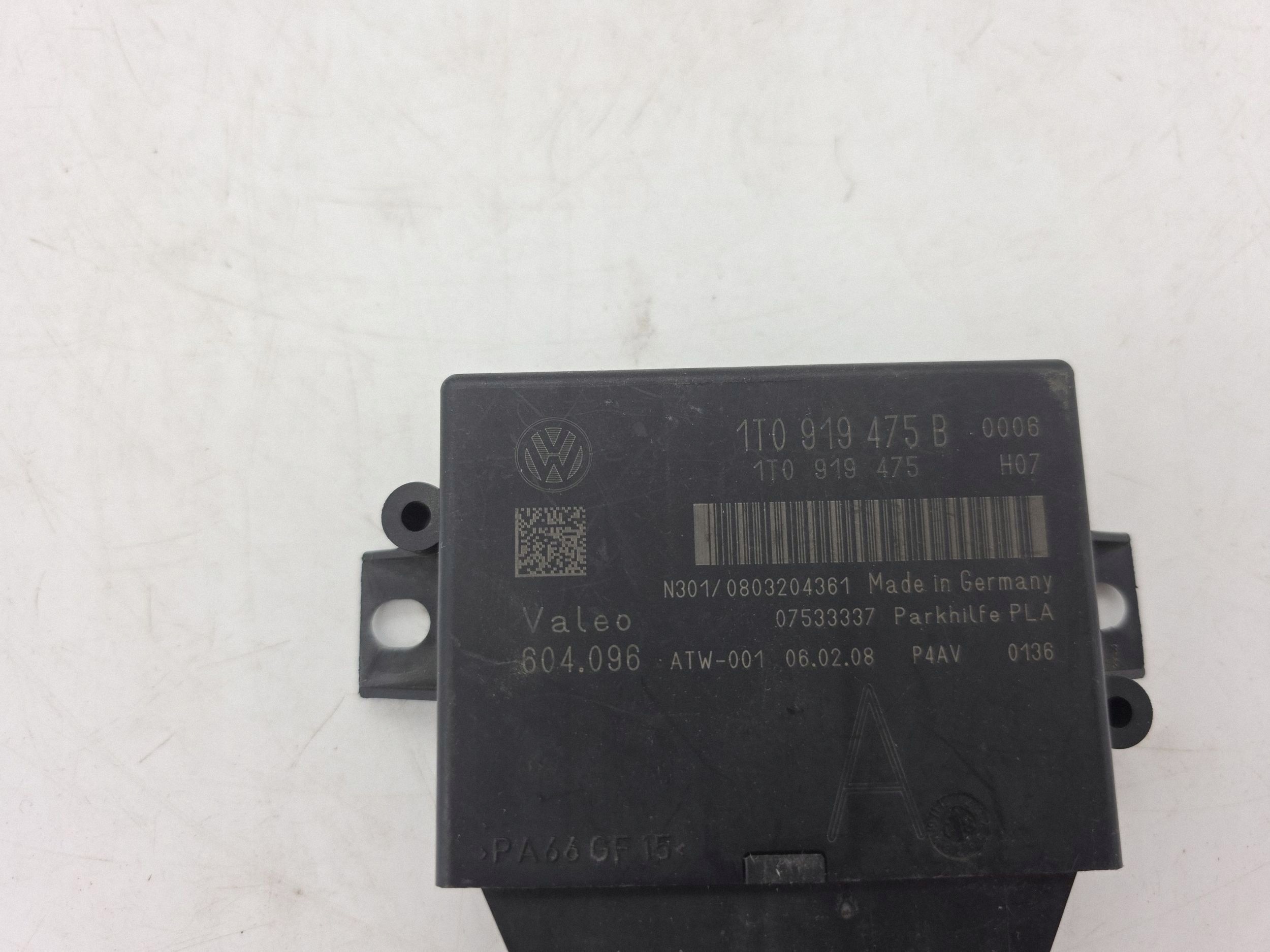 Módulo Controlador PDC VW Tiguan 1T0919475B image 2